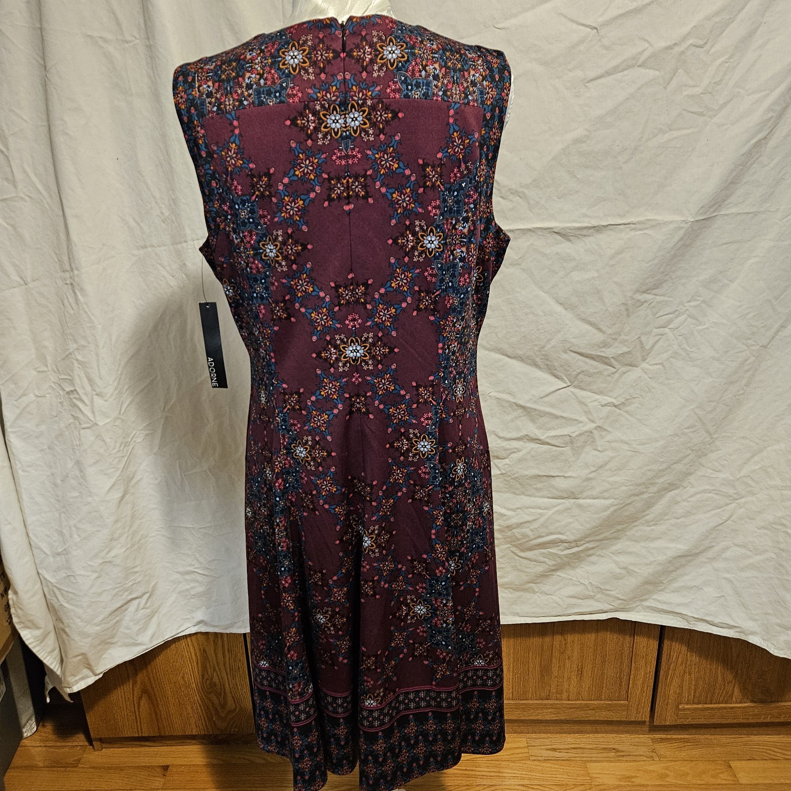 Adorne Sleeveless A-Line Dress, Full Lined, Women’s Size 12
