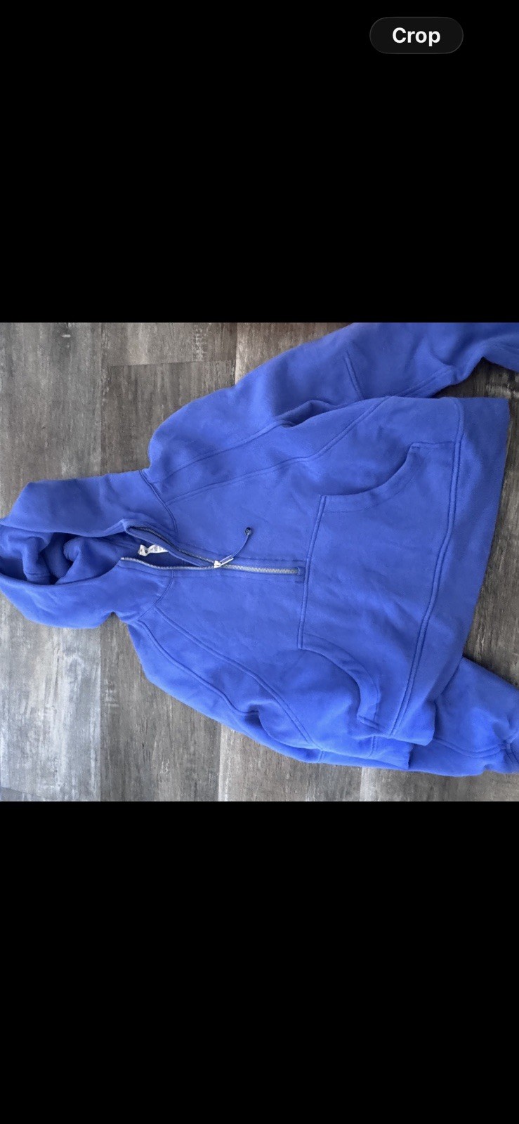 LULULEMON Oversized Scuba Half-Zip Hoodie Sweatshirt Wild indigo Blue M/L