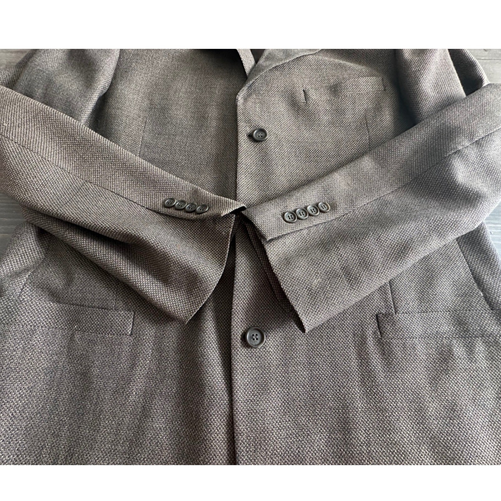 VTG Daniel Hechter Paris Wool Blazer Tailored Sport Coat Lined Men’s Size 44L