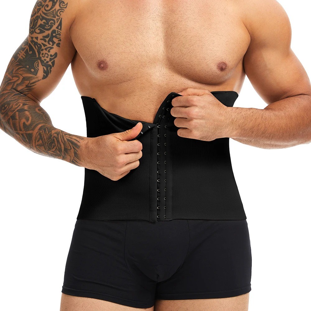 Men Waist Trainer Cincher Body Shaper Tummy Control Sports Belt Slimming Girdle