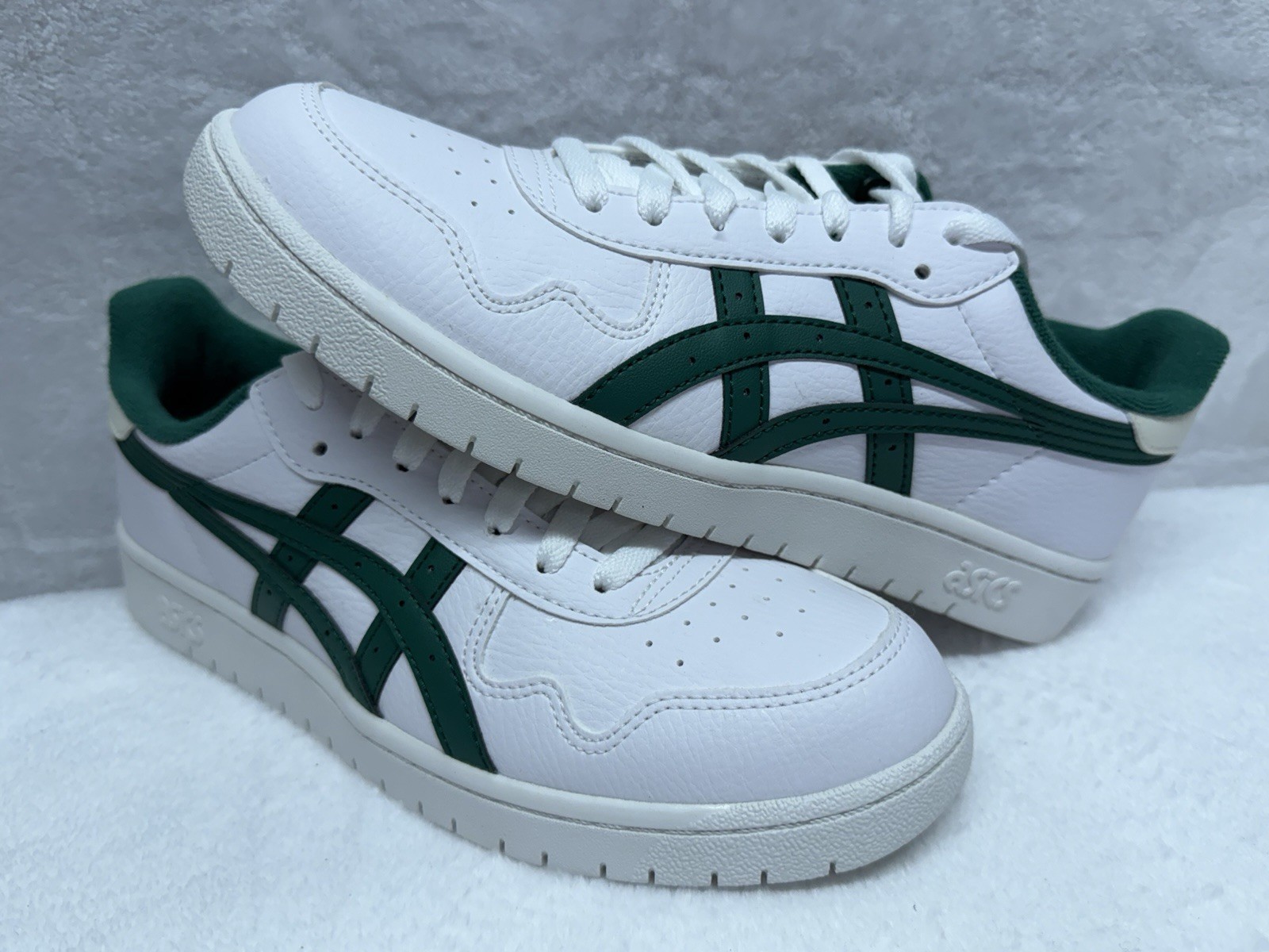 ASICS Japan S White Green Men’s Size 8 Sneakers Casual Shoes