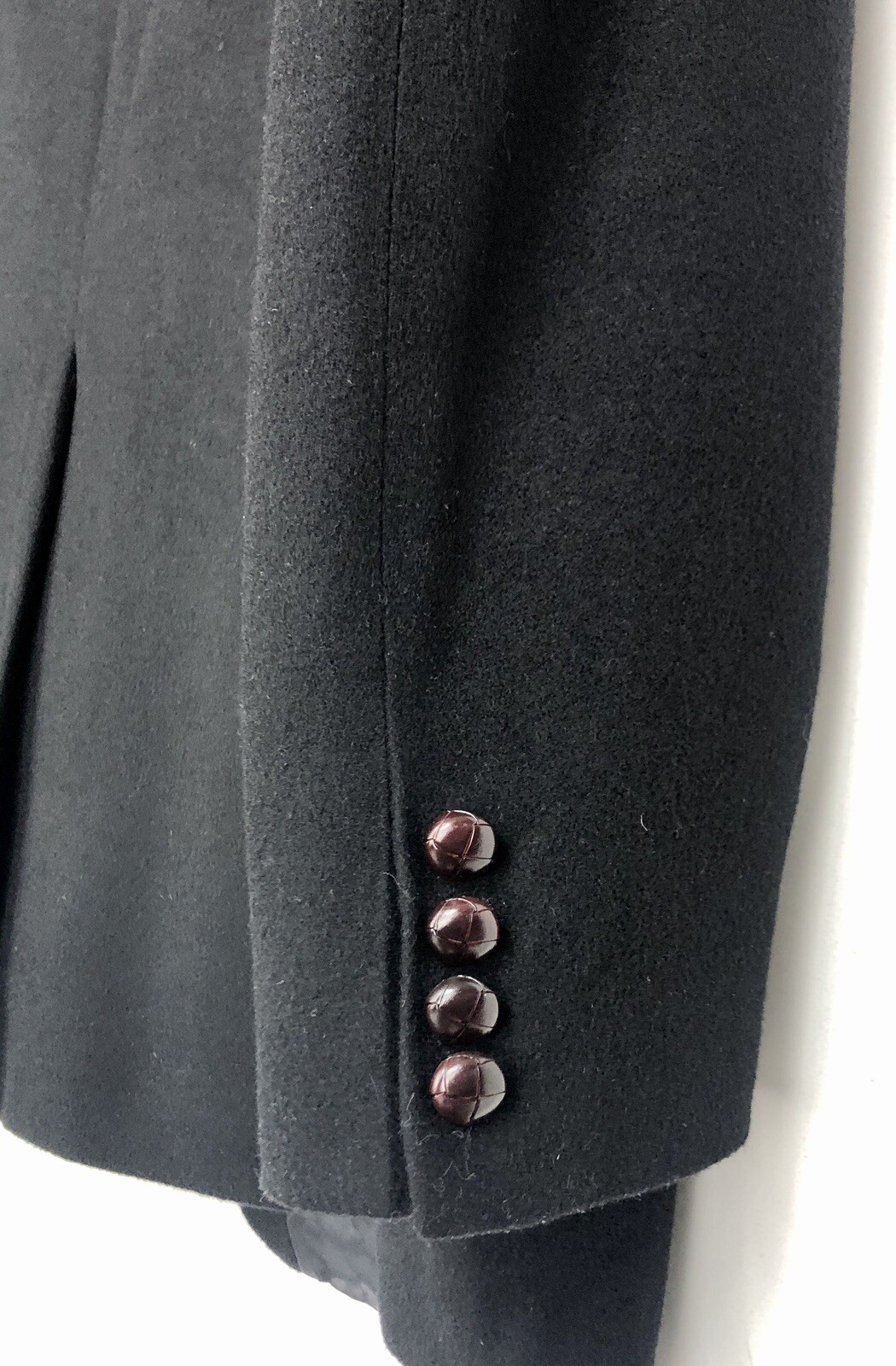 Tailors Row by Deansgate Men Jacket Blazer L 46 Black 100% Camel Hair Sport Coat
