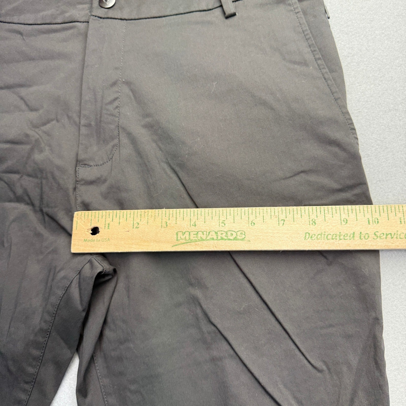 Birddogs Chino Pants Mens 34×32 Gray Lined Stretch Casual Trousers NEED REPAIR