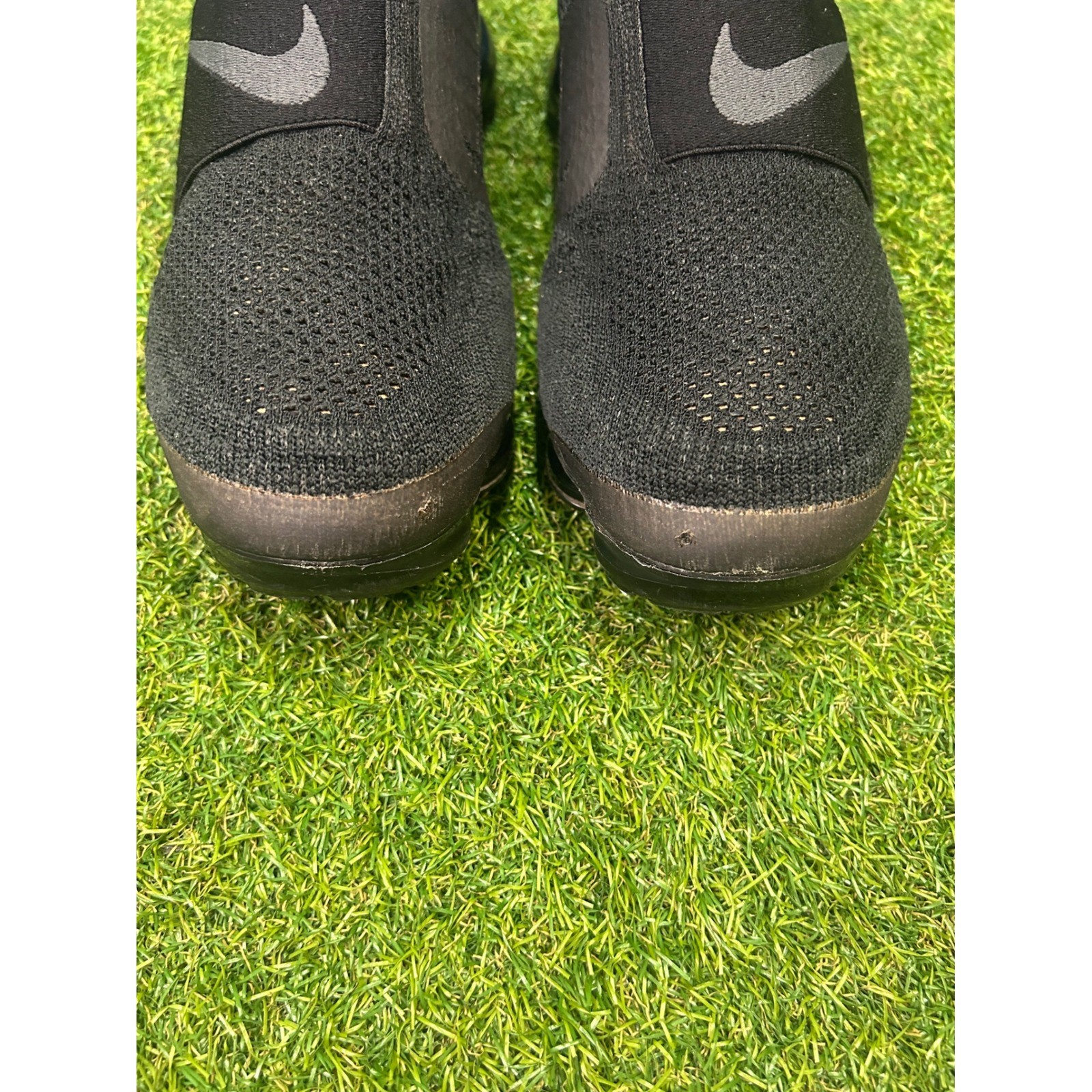 Nike Air VaporMax SE Triple Black Flyknit Laceless Running Shoes AQ4155-004 10