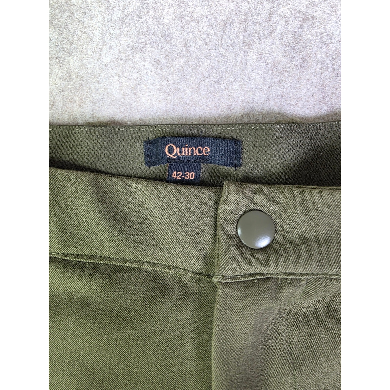 Quince Performance Tech Chino Pants Sz 42x30Olive Green Pants