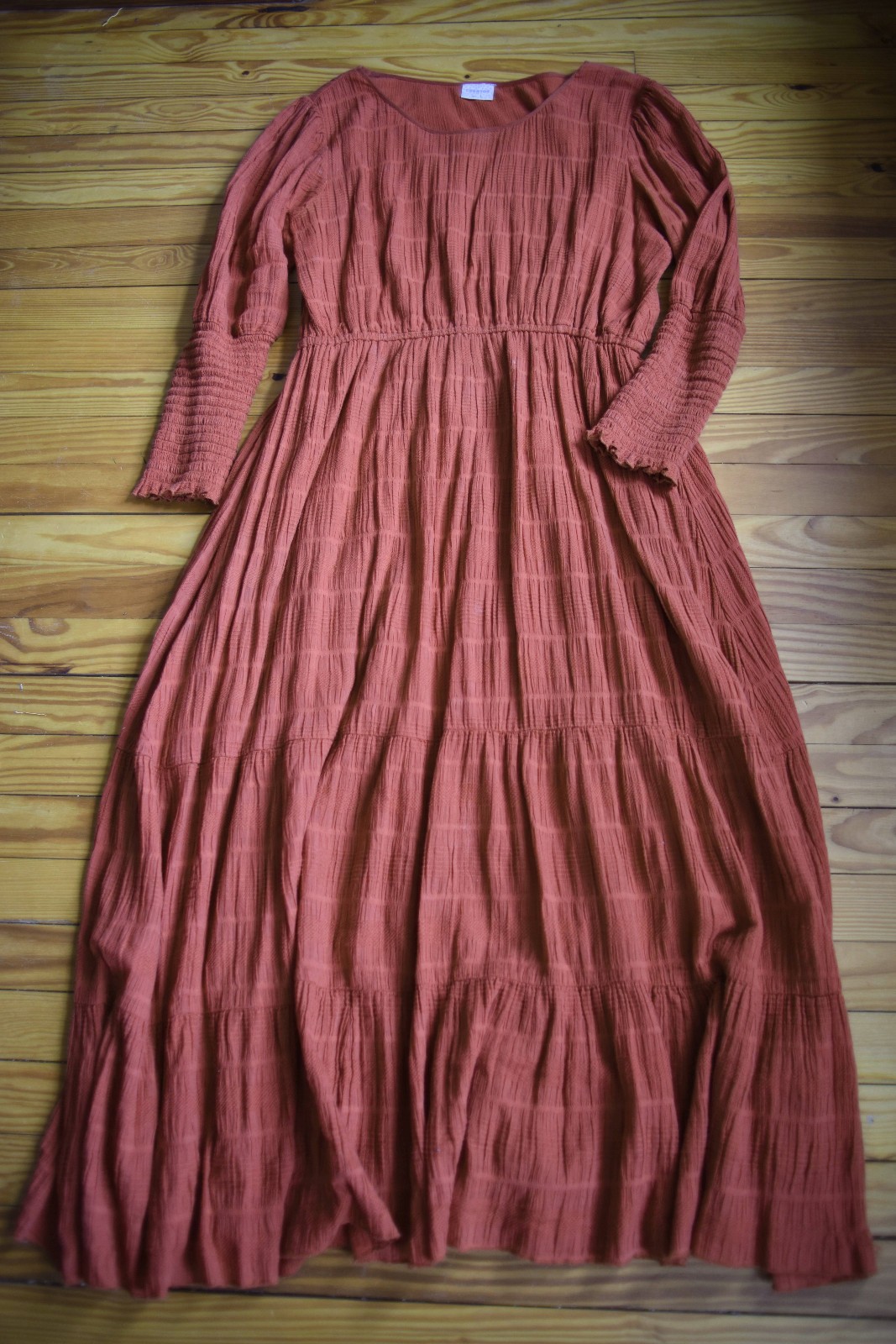 Curator SF Larkspur Dress – Orange/Terracotta – Size L