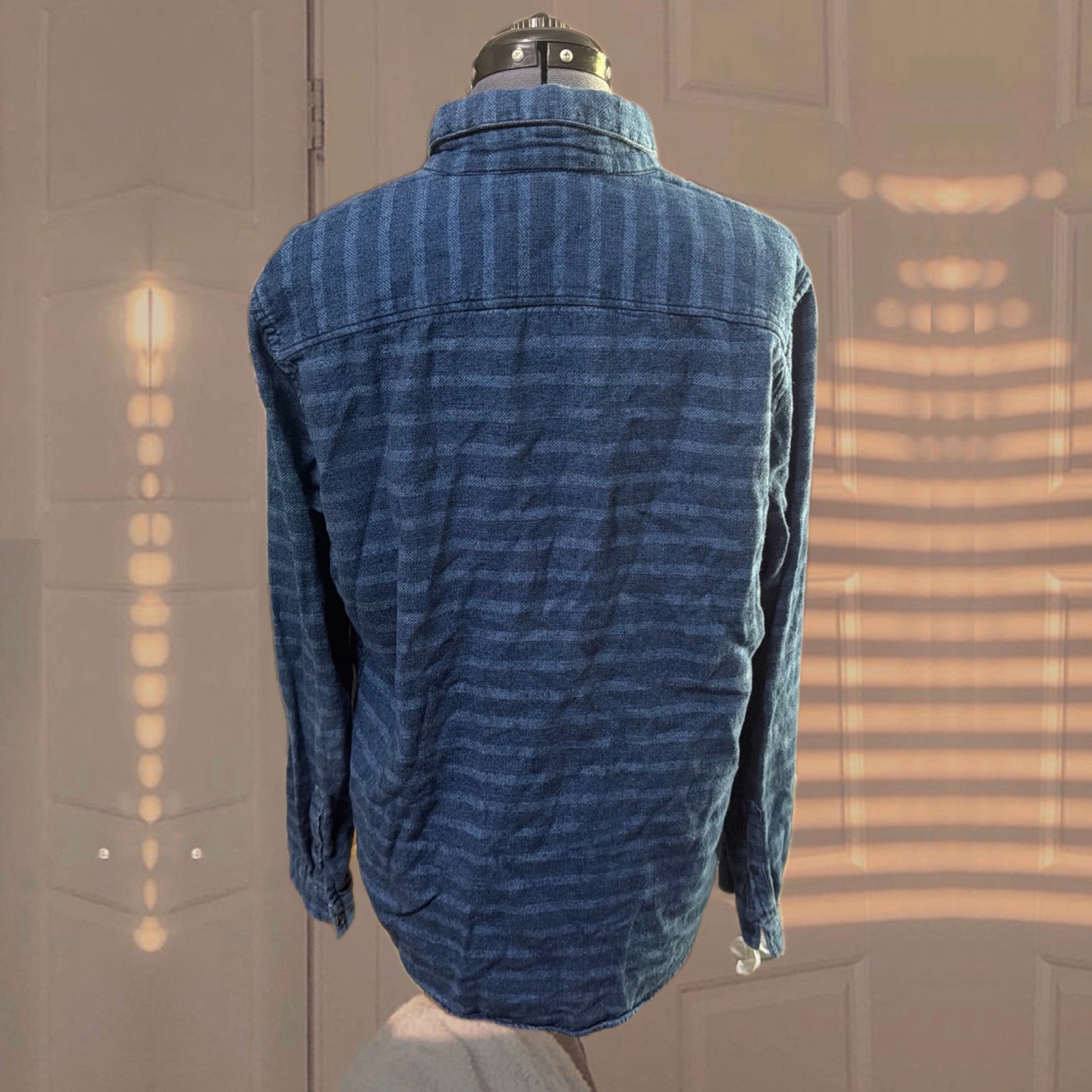 Levi’s Made Crafted Japanese Fabric ButtonDownShirt Mens Size3/L |**FLAWED** |O1