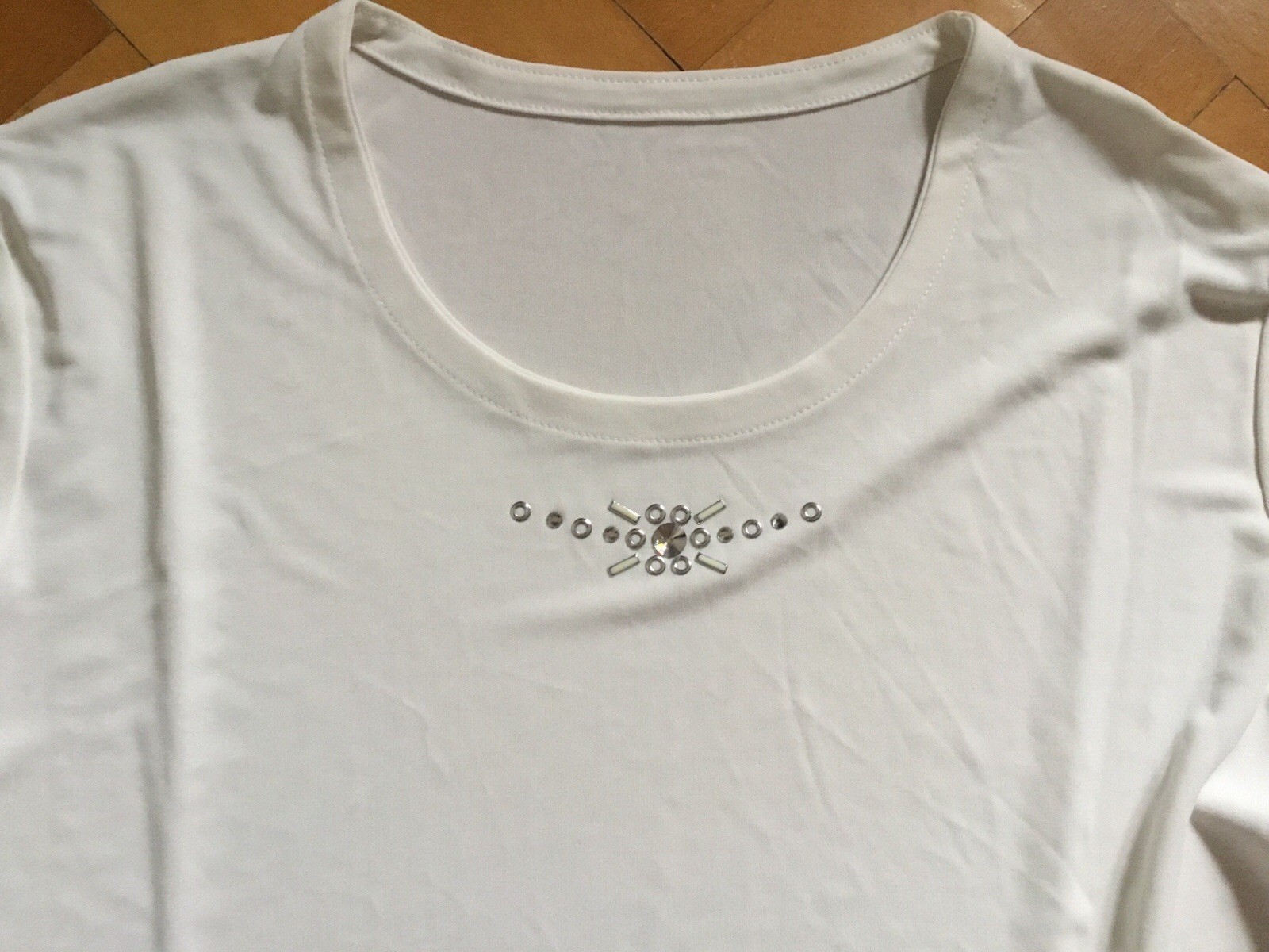 Womens Jersey Size L Three Quarter Sleeve Decorated