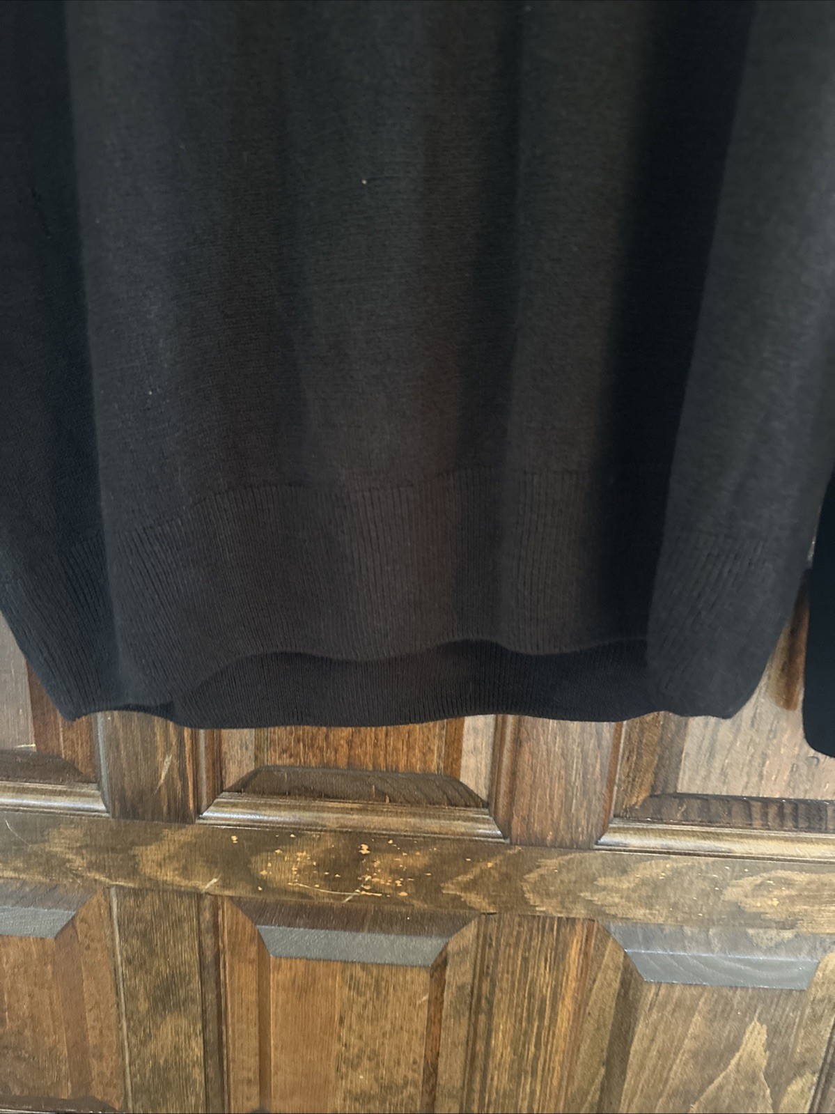 tricots st raphael Turtle Neck sweater Blk XL Long Sleeve Pullover NWT