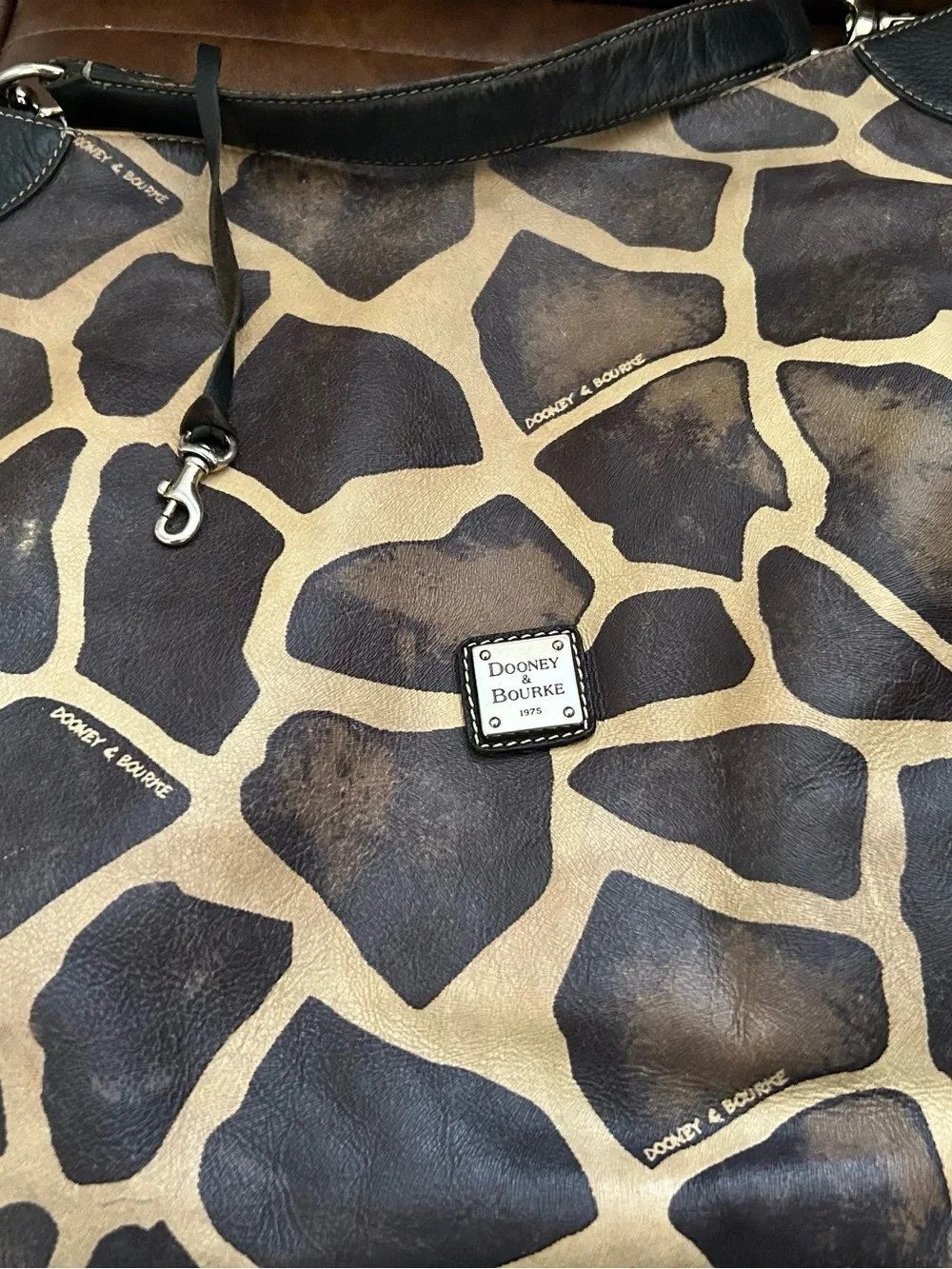 Dooney & Bourke Hobo Bag, Large Giraffe Print