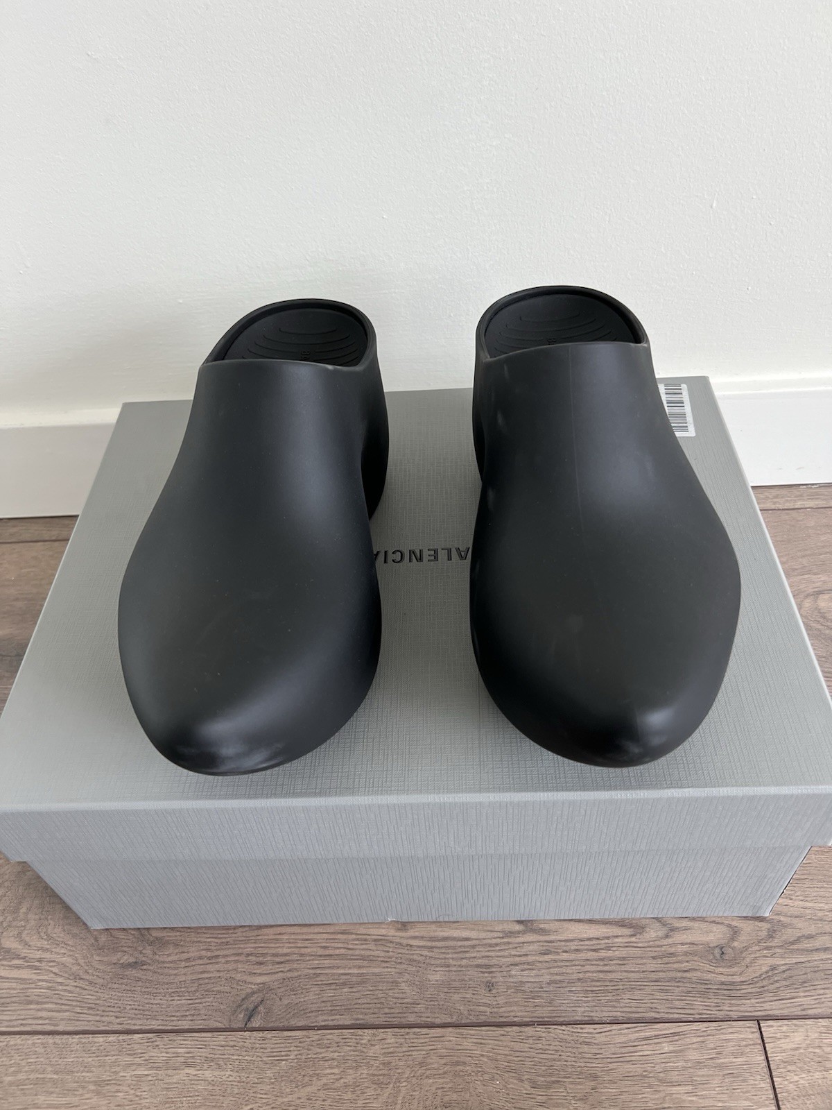 Balenciaga Rubber Technoclog Matte Black 40