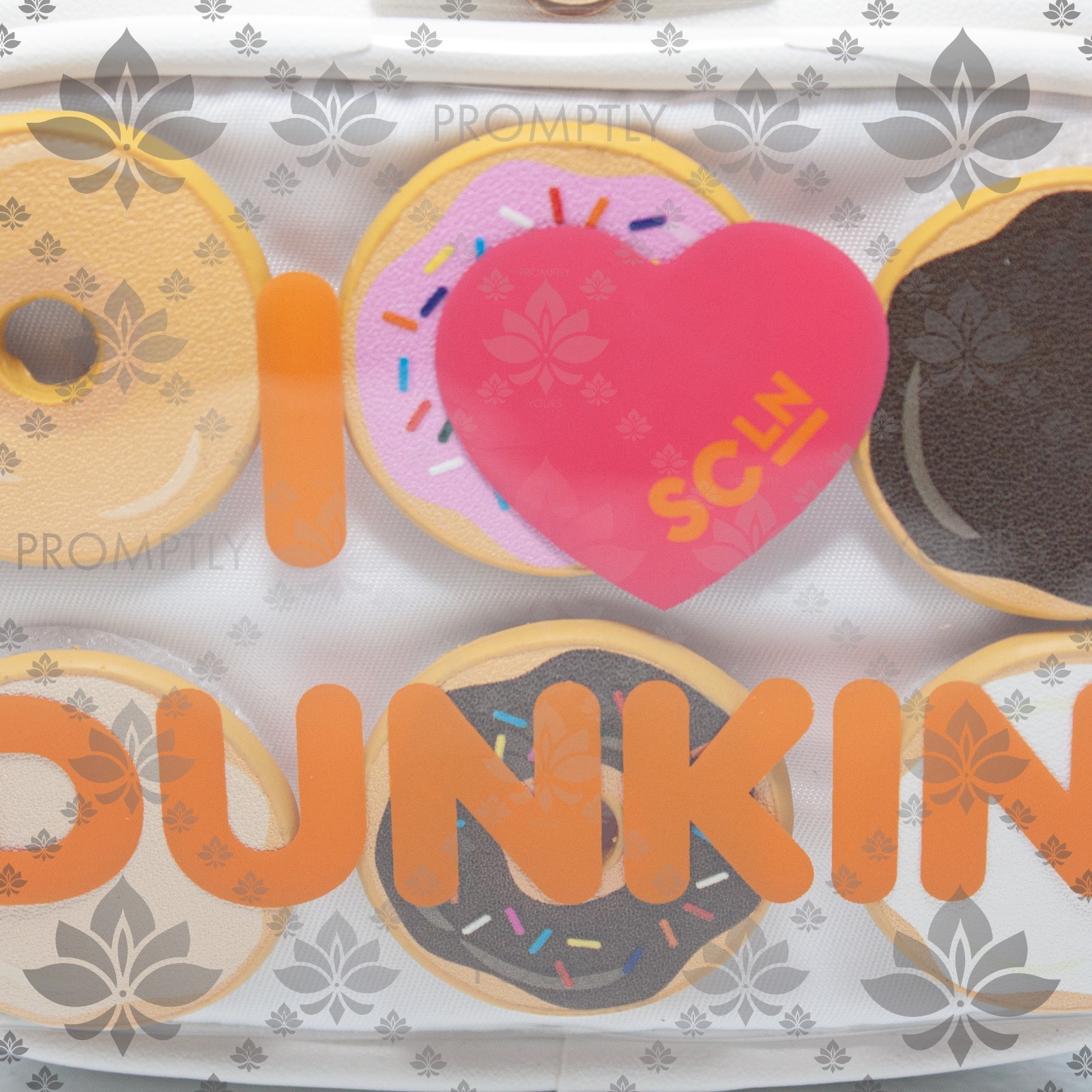 Stoney Clover Dunkin Donuts Micro Pouch Zipper Organizer Mini Travel Bag NEW
