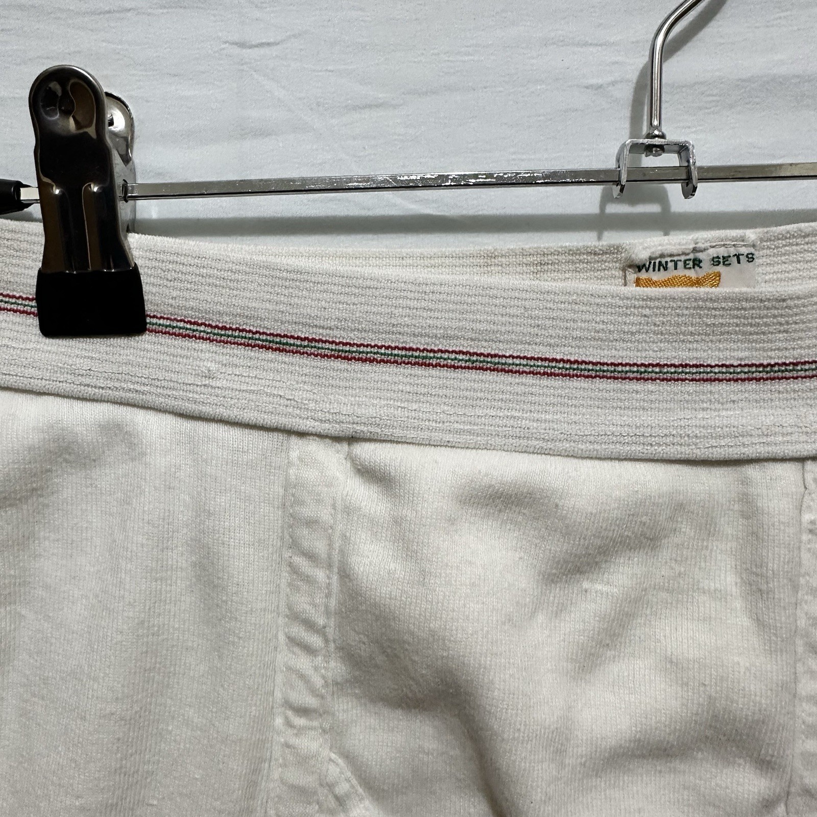 1950s Thermal Underwear Hanes Combed Cotton Long John’s Size 44 E3 Vintage