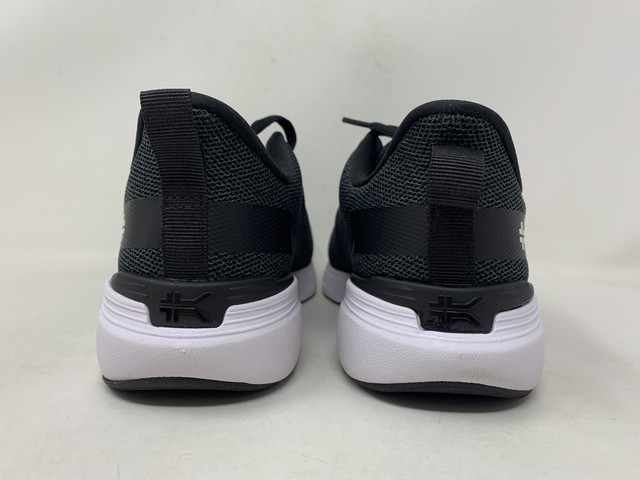 Women’s KURU FLEX Via, Jet Black/Bright White, 8 Wide US
