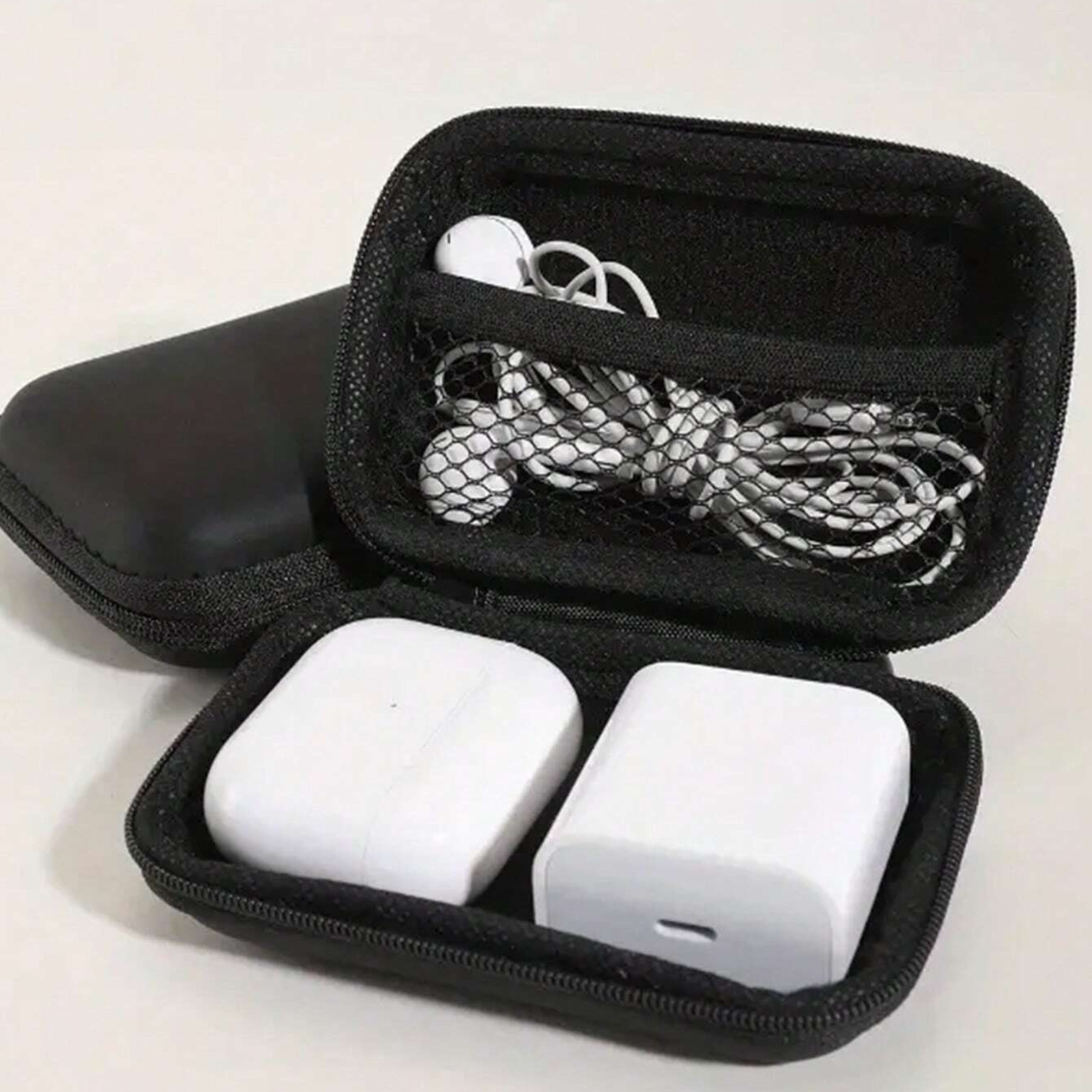 Portable Mini Travel Cable Earphone Phone Charger Storage Case Pouch Coin Purse