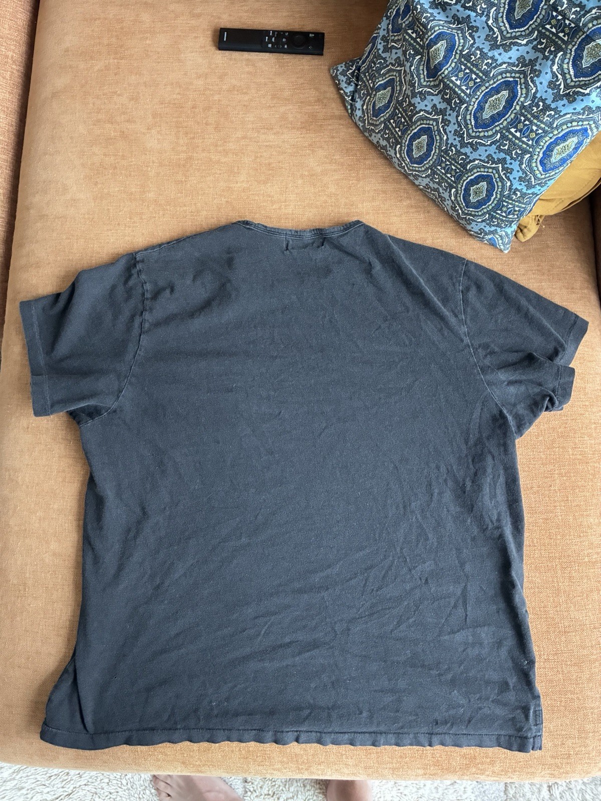 Ralph Lauren RRL Pocket Tee in Black Men’s Size XXL Cotton Jersey T-Shirt