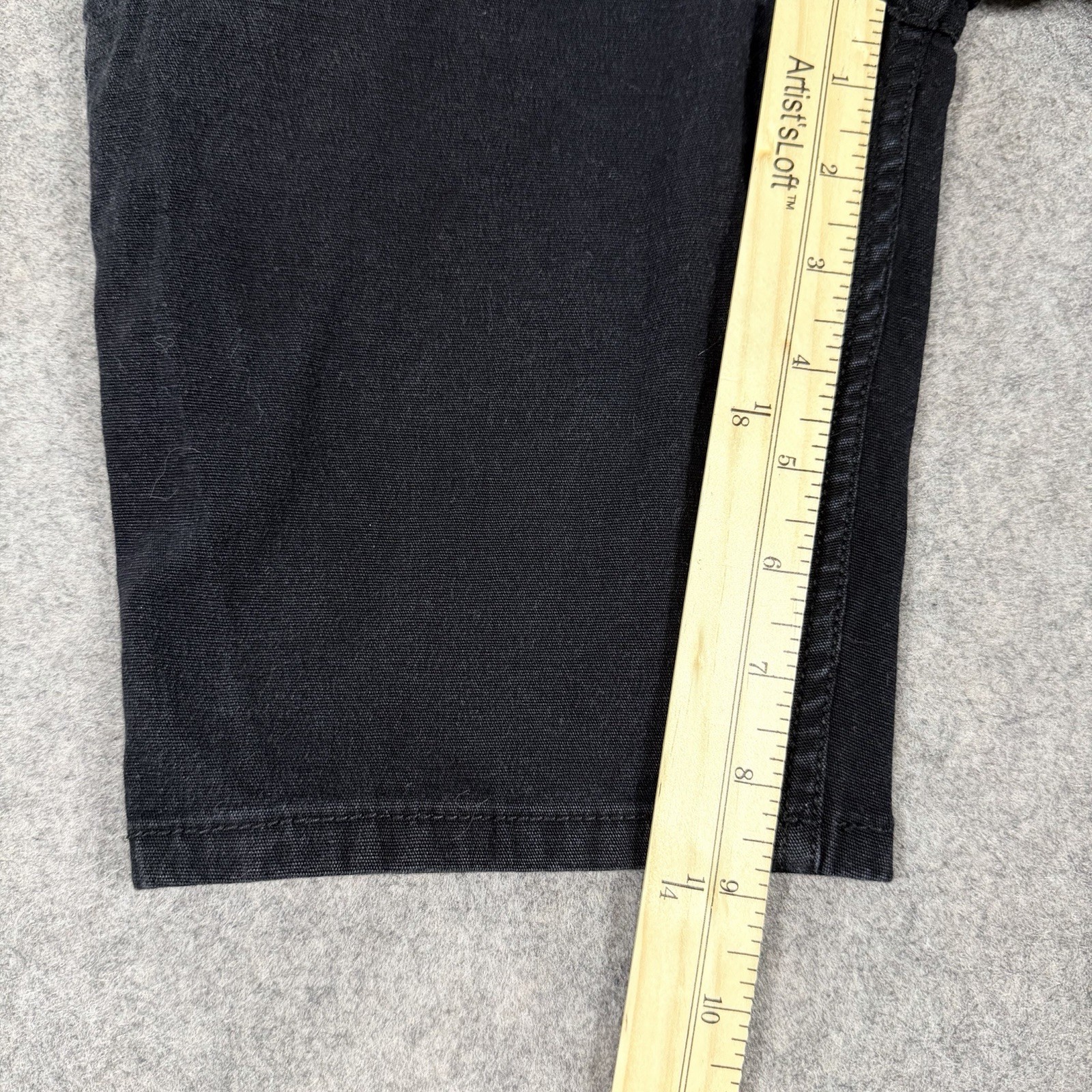 Vans Shorts Denim Jean Shorts Youth Boy’s Size 12 (Actual Fits 25.5×8.75) Black