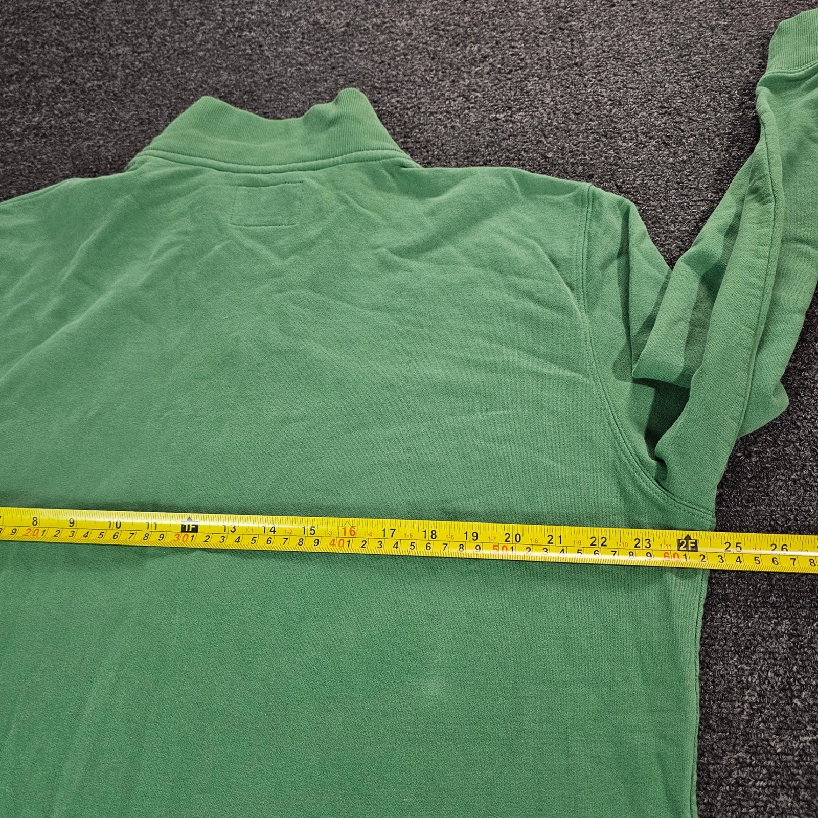 47 Brand Notre Dame Fighting Irish Sweatshirt Mens XL Full Zip Green Relaxed Fit