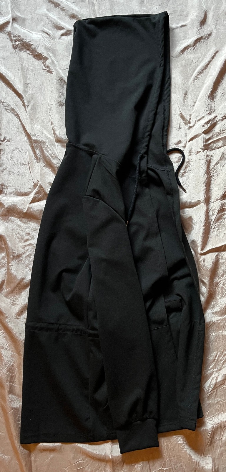 MEN’S CASUAL BLACK AOWOFS DESIGNER EURO STYLE GOTHIC ROCK HOODY MEDIUM NWT