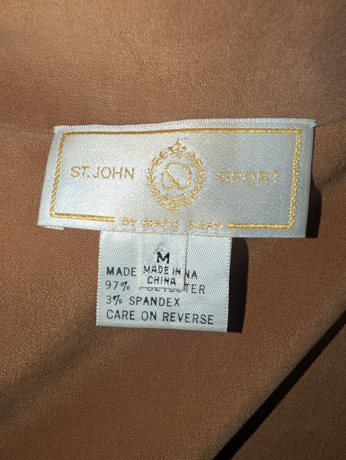 St. John By Marie Gray Women’s Brown Coat Medium