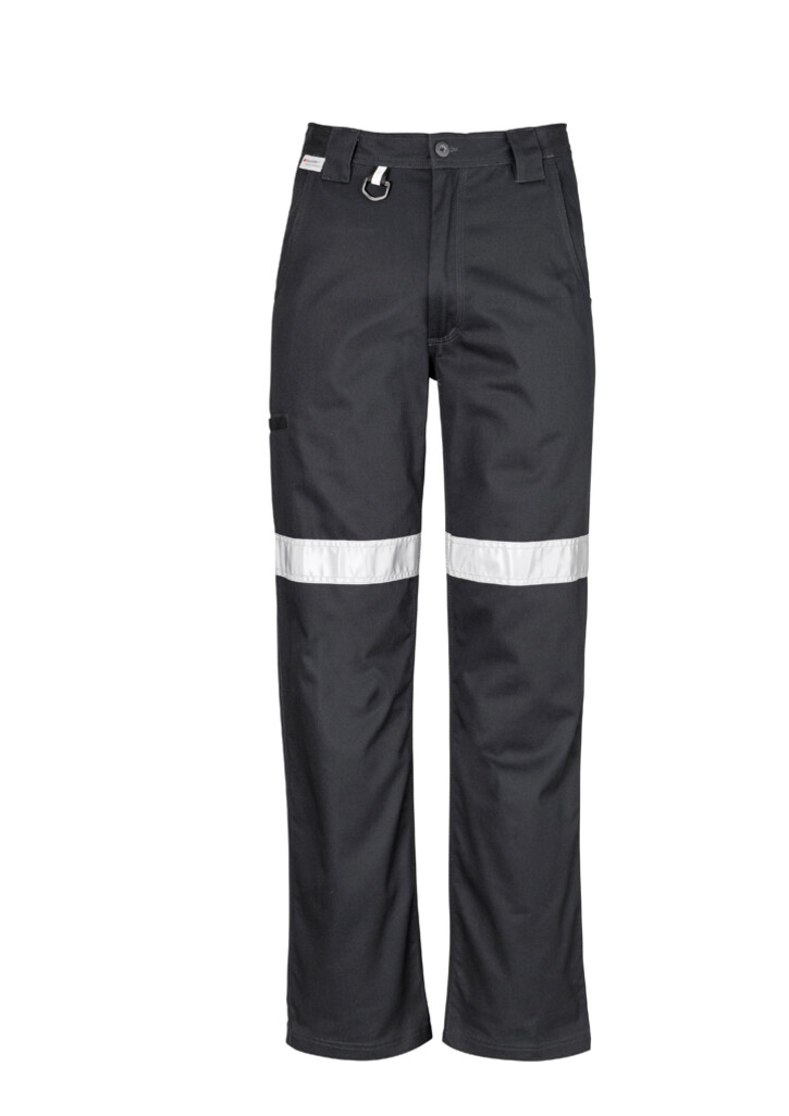 Syzmik Mens Pre-Shrunk 100% Cotton Drill Utility Work Pant W/ Reflective Tape
