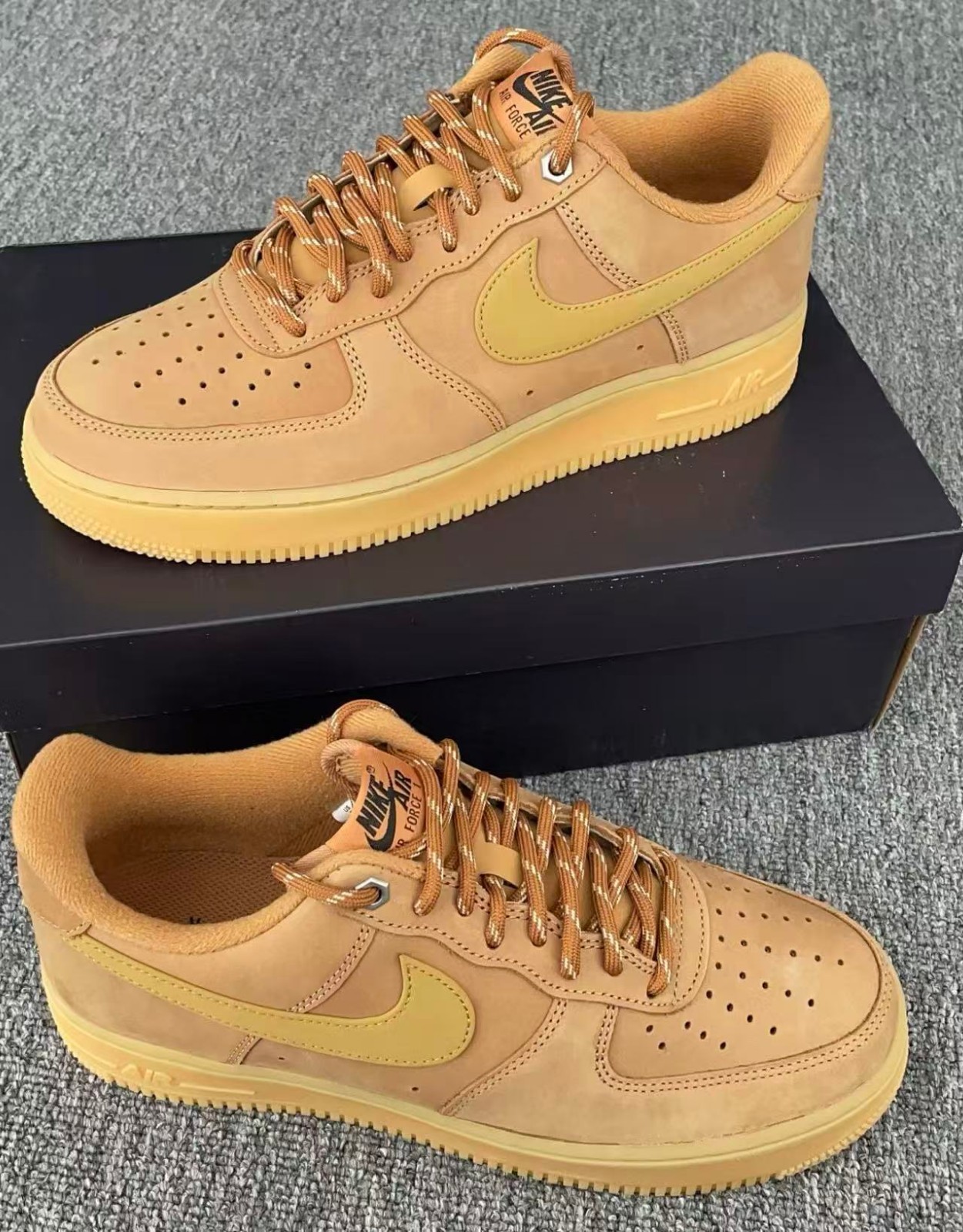 Nike Air Force 1 07 Triple Black/Brown Low Top Men’s sneakers Shoes US Size 7-12