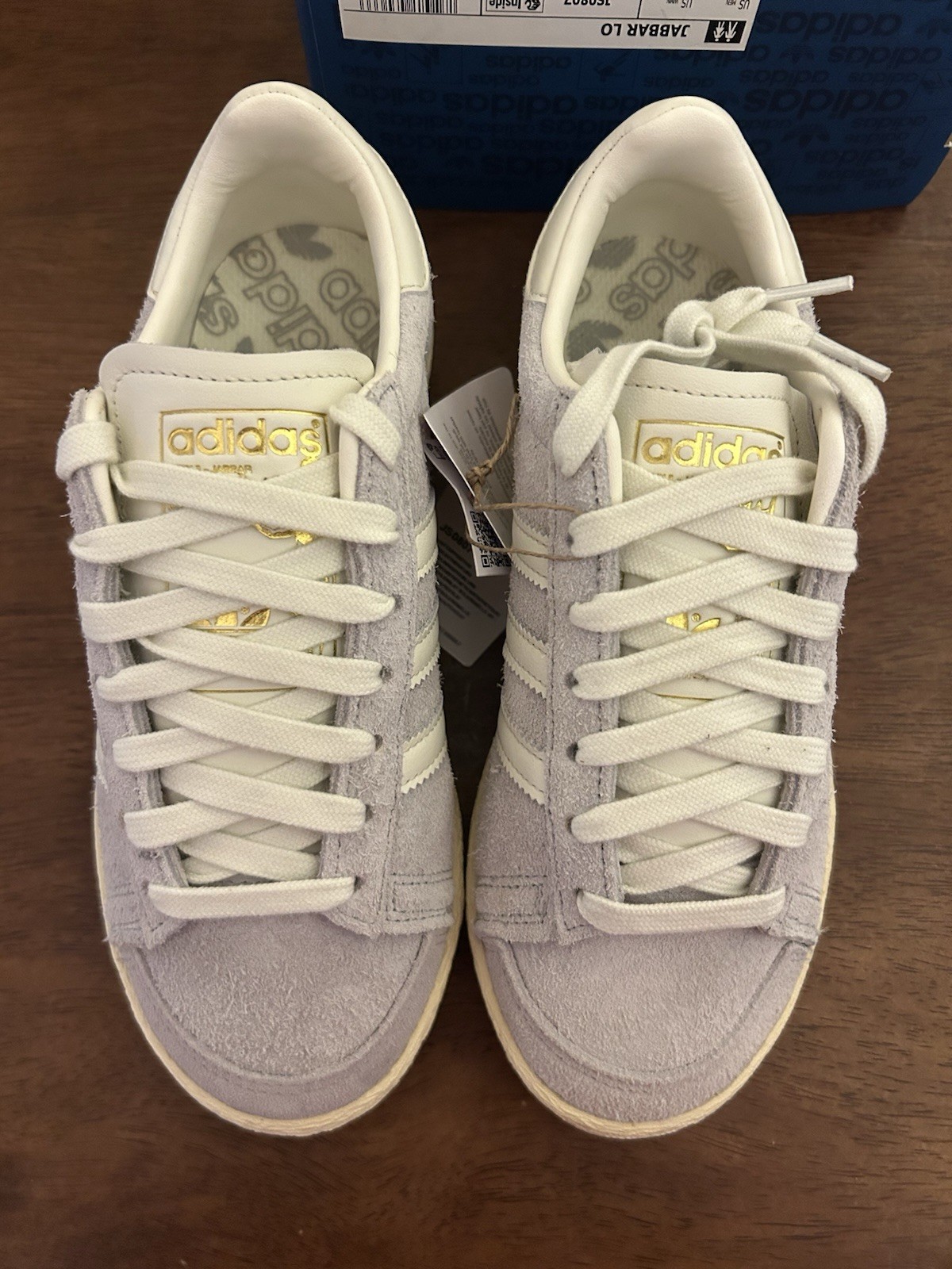 NEW ADIDAS JABBAR LO M 4.5/ W 5.5 Grey/Ivory/Vanilla JS0807 Sneakers Shoes