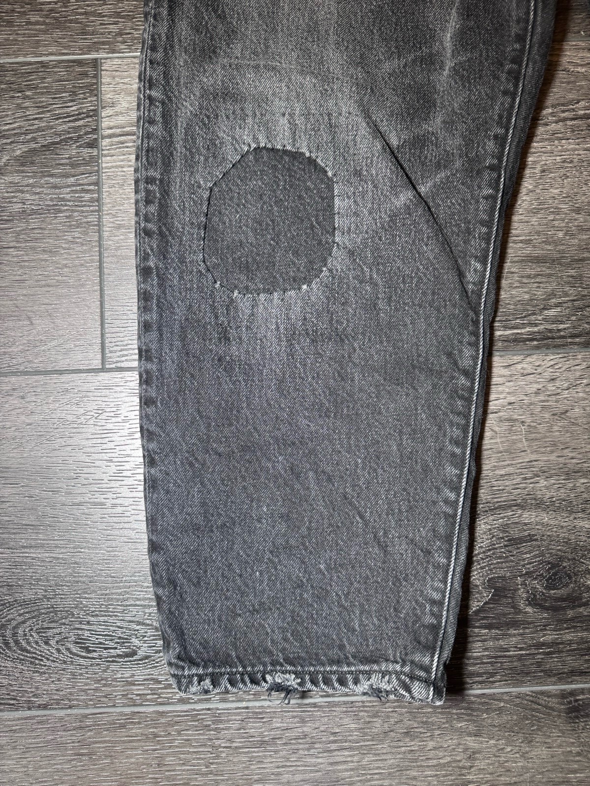 LEVI’S® Made & Crafted JAPAN Patchwork Women’s Barrel Jeans – Side 31 – Black