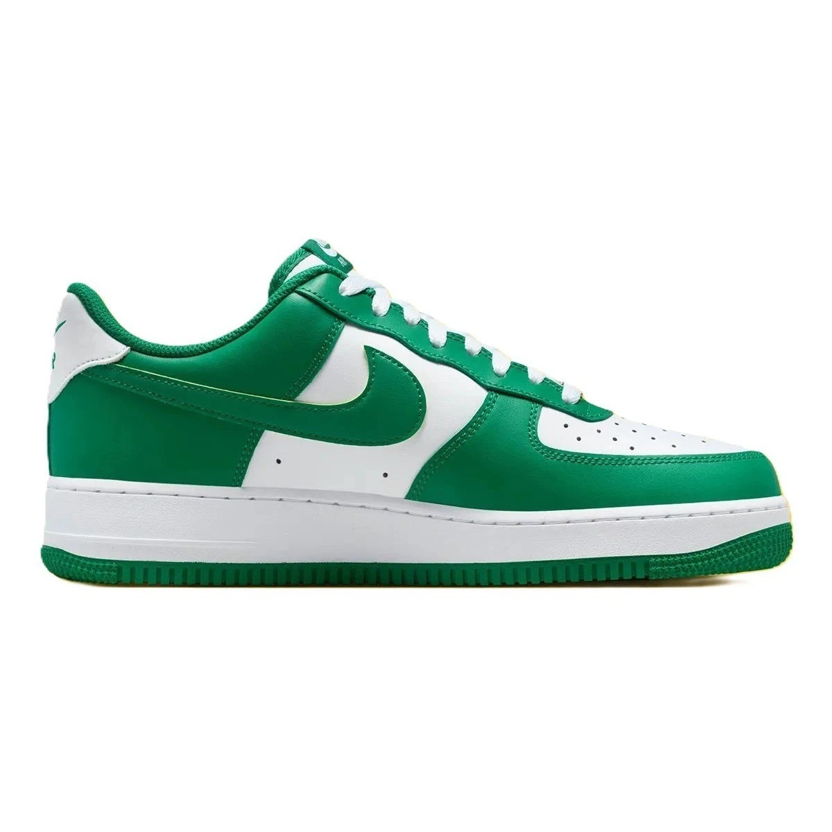 Nike Air Force 1 FJ4146-122 White Green Leather Sneakers For Men Women