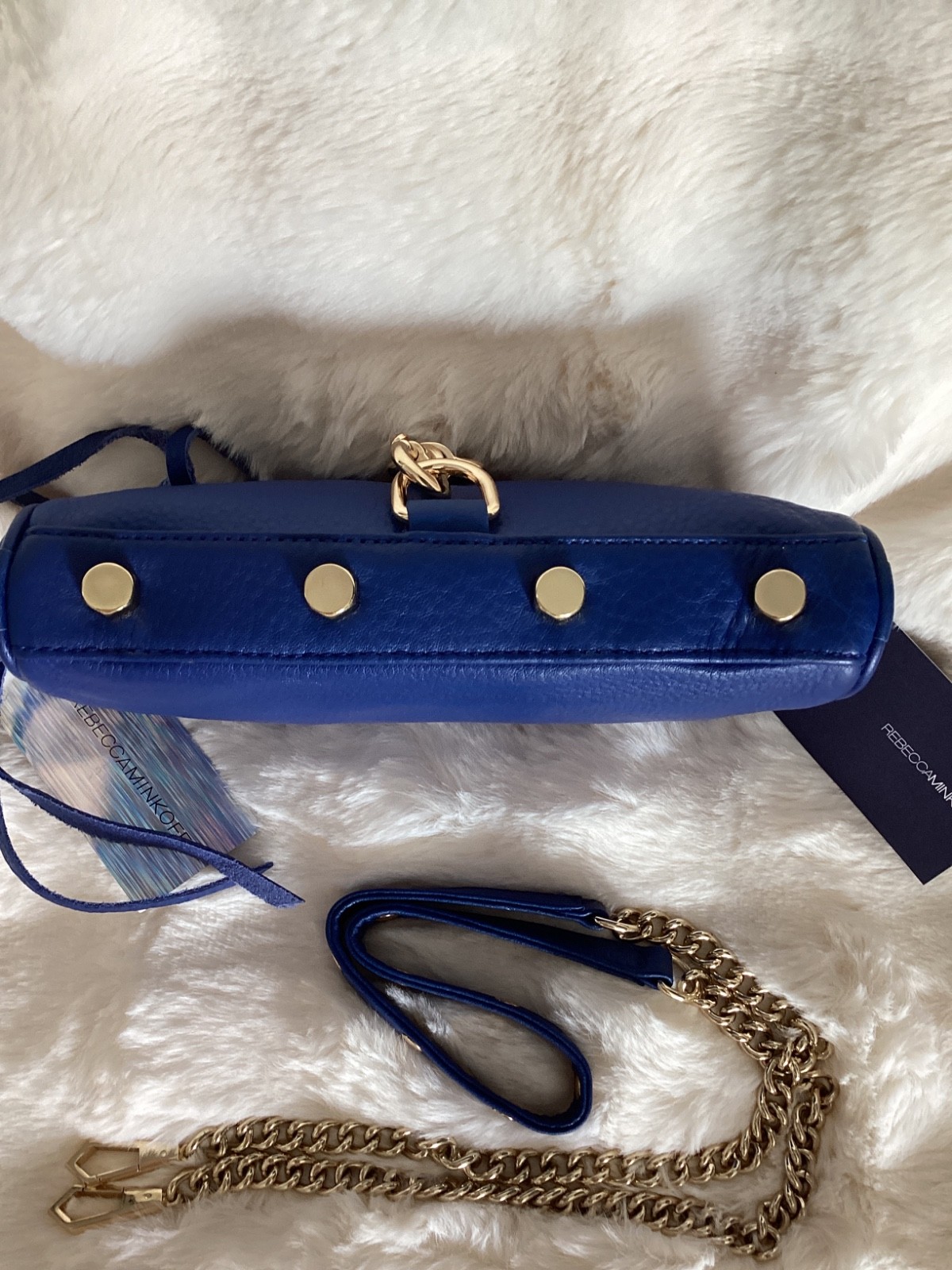 Rebecca Minkoff Mini MAC Limited Edition Initial C Crossbody Blue NewWTags