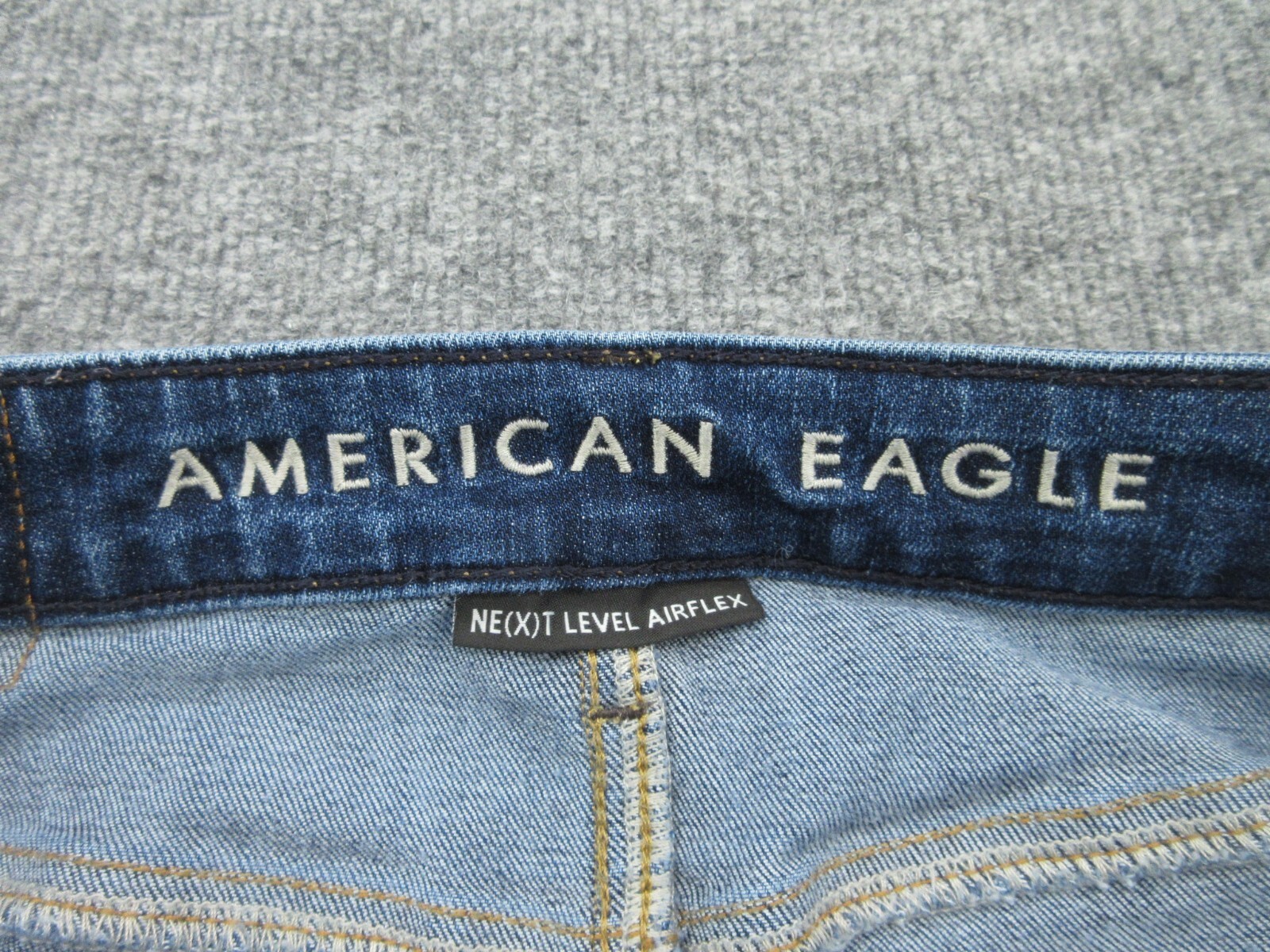 American Eagle Jeans Mens 30×32 Blue Slim Next Level Airflex Denim (FITS 31×31)