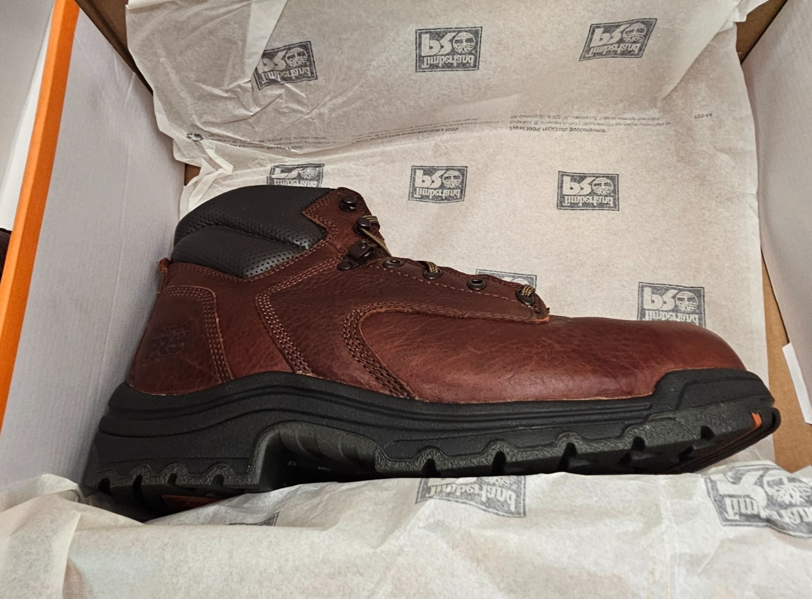 Timberland PRO Titan 6″ Alloy Safety Toe Work Boots Brown Leather Men’s Size 11