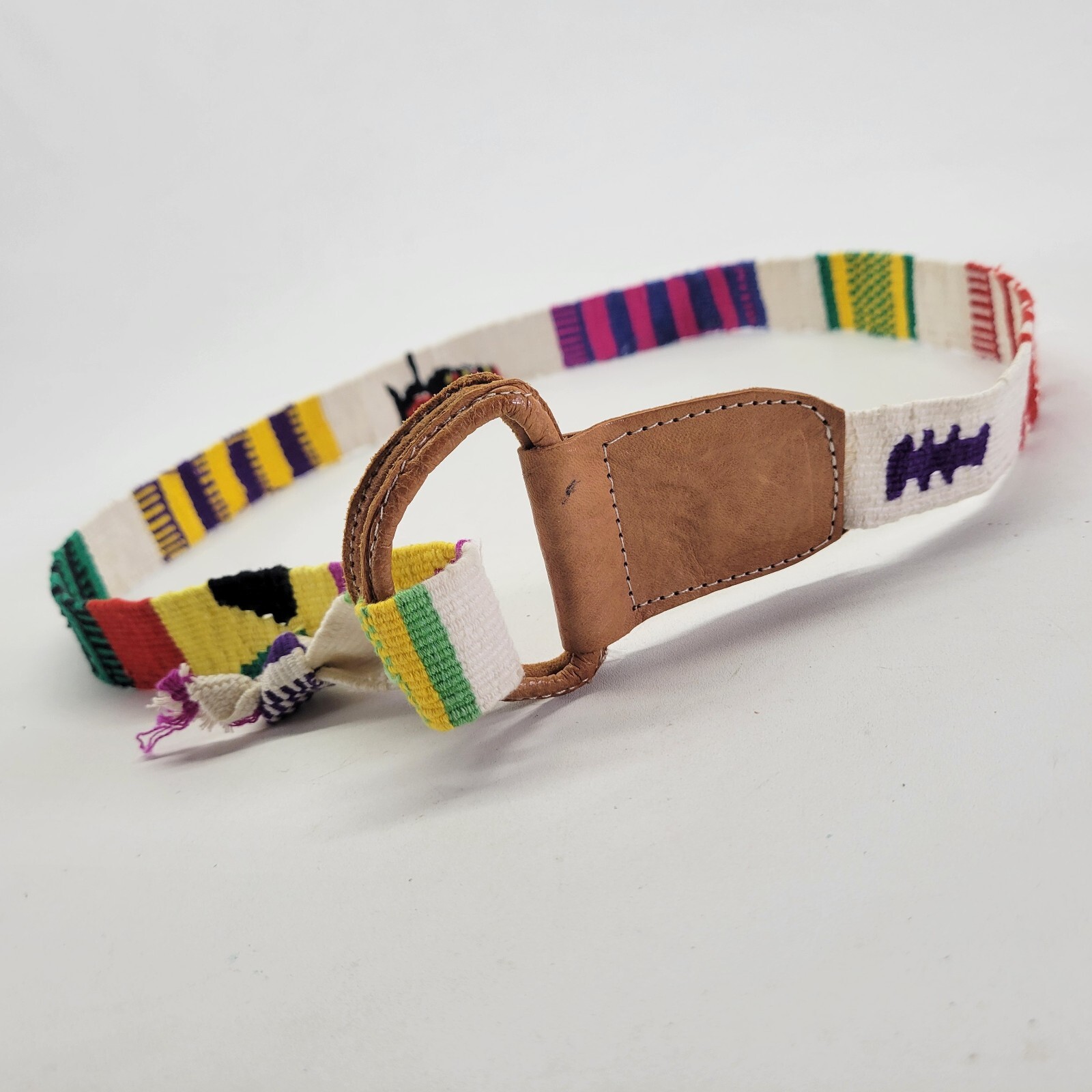 D Ring Tapestry Belt 30 32 34 Woven Cinch