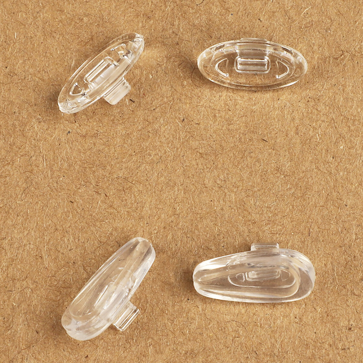 4 Pairs Clear Replacement Nose Pads Piece for Oakley Metal Plate OX5038 Eyeglass