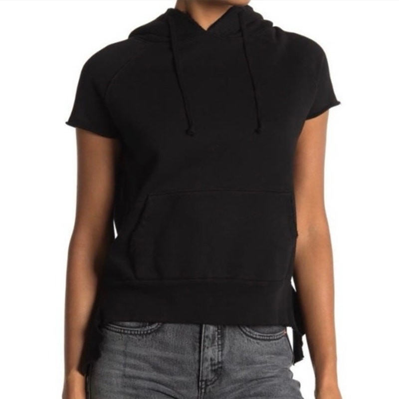 Frank & Eileen Tee Lab Size L Short Sleeve Hoodie Sweatshirt Pullover Carbon
