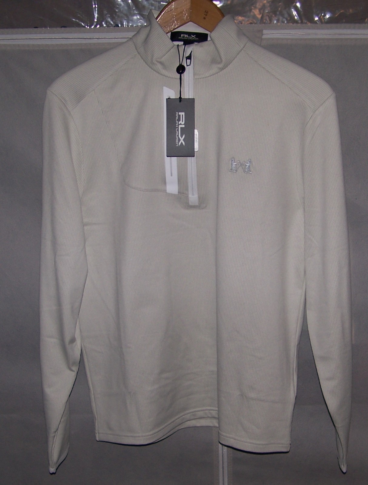 NEW RALPH LAUREN RLX Pullover Zip Sweater Shirt NATIONAL GOLF LINKS OF AMERICA M