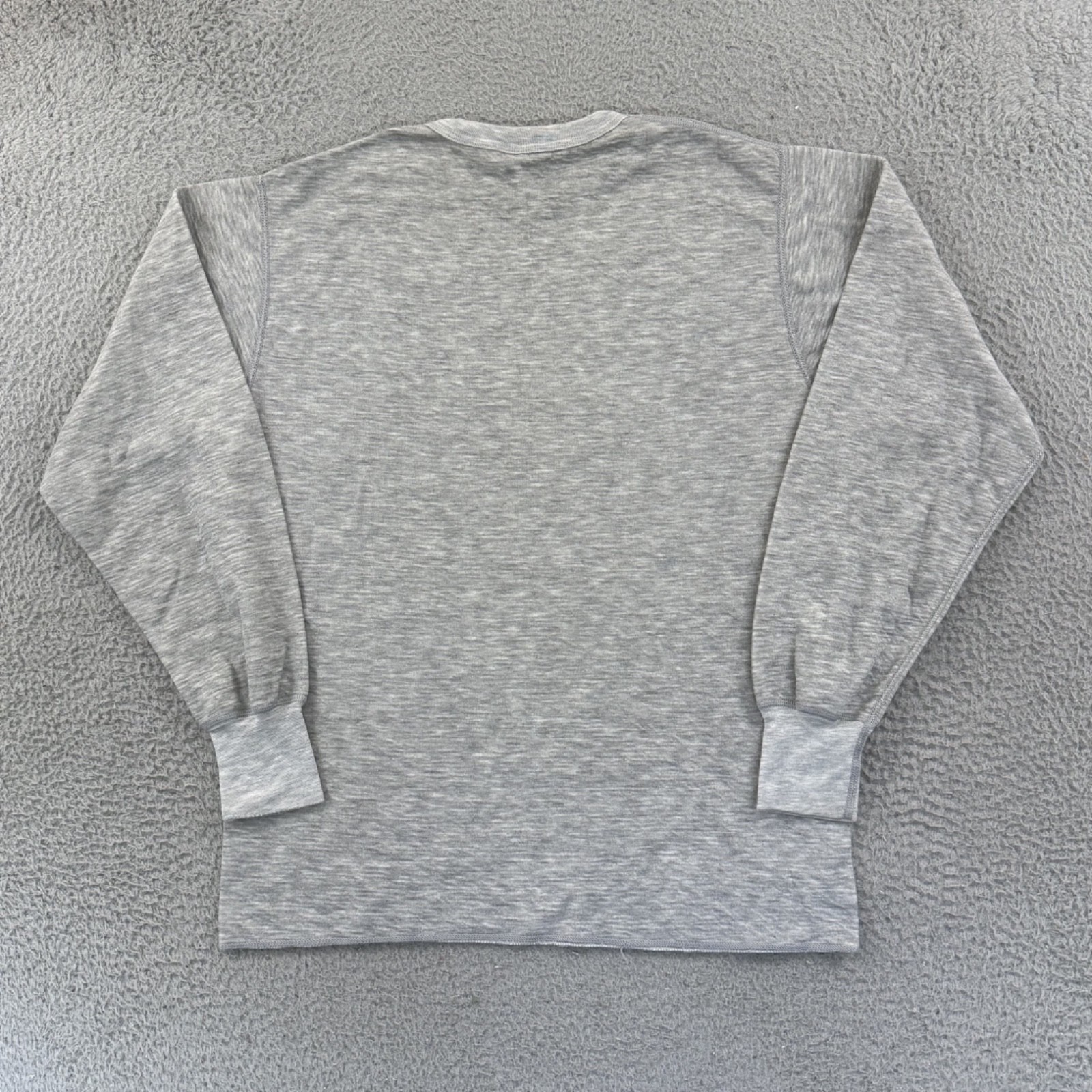 Vintage Tee Jays Sweatshirt Mens Large Gray Crewneck 80s Blank Sport Outdoor USA