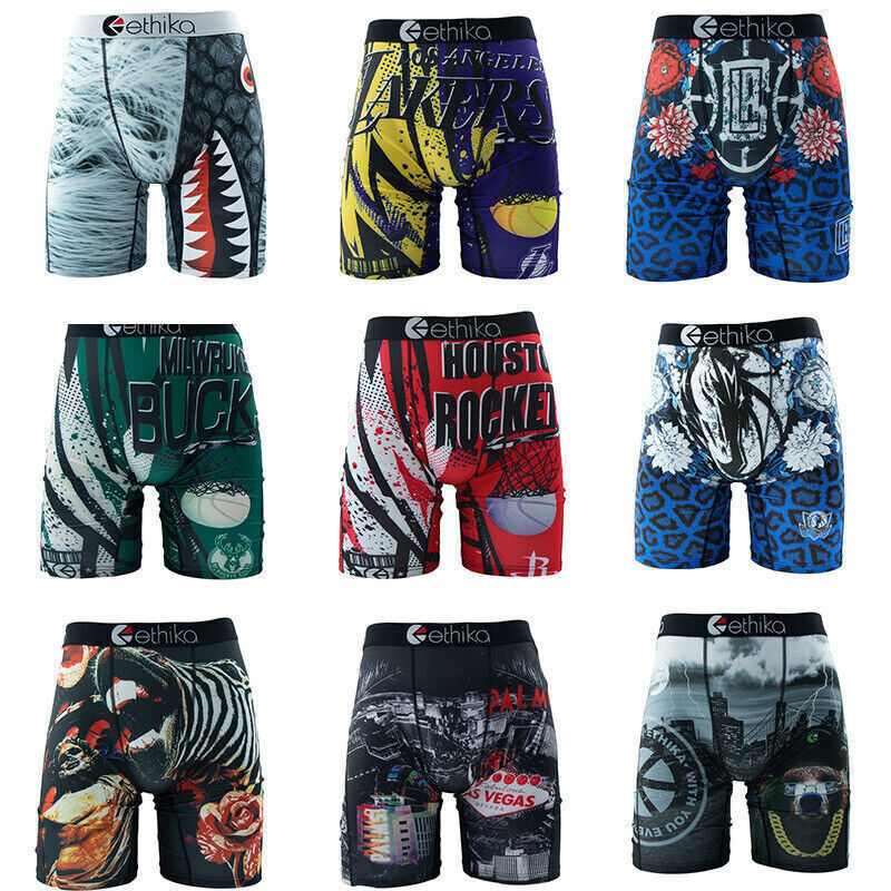 3Pack 5Pack 6Pack 9Pack Ethika Men’s The Staple Boxer Briefs (Random color)