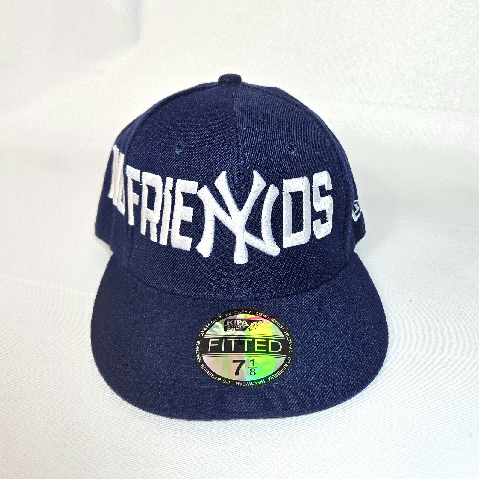 No Friends Phase 1 Baseball Cap Premium Headwear Kipa Hat Navy Blue Size 7 1/8