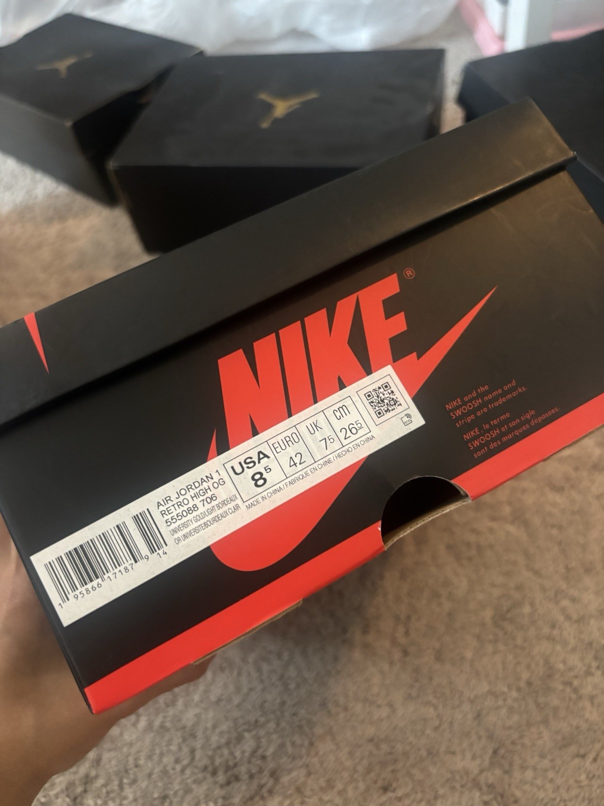Jordan Air Jordan 1 Retro High OG Brotherhood High Top 2022 555088-706
