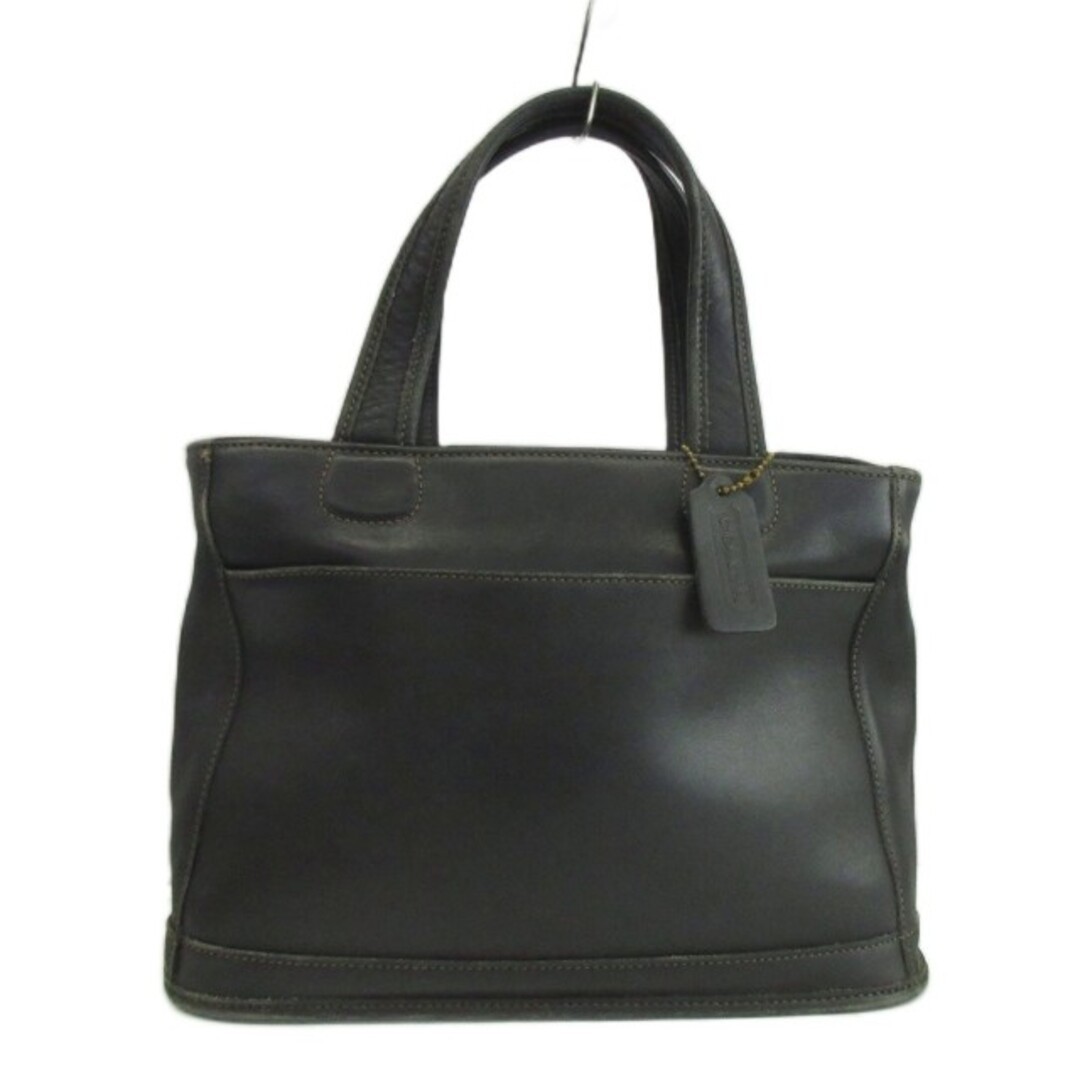 Coach Old Breaker Satchel Bleecker Handbag Leather Black 9303 XZ Used 629fe7d7ae