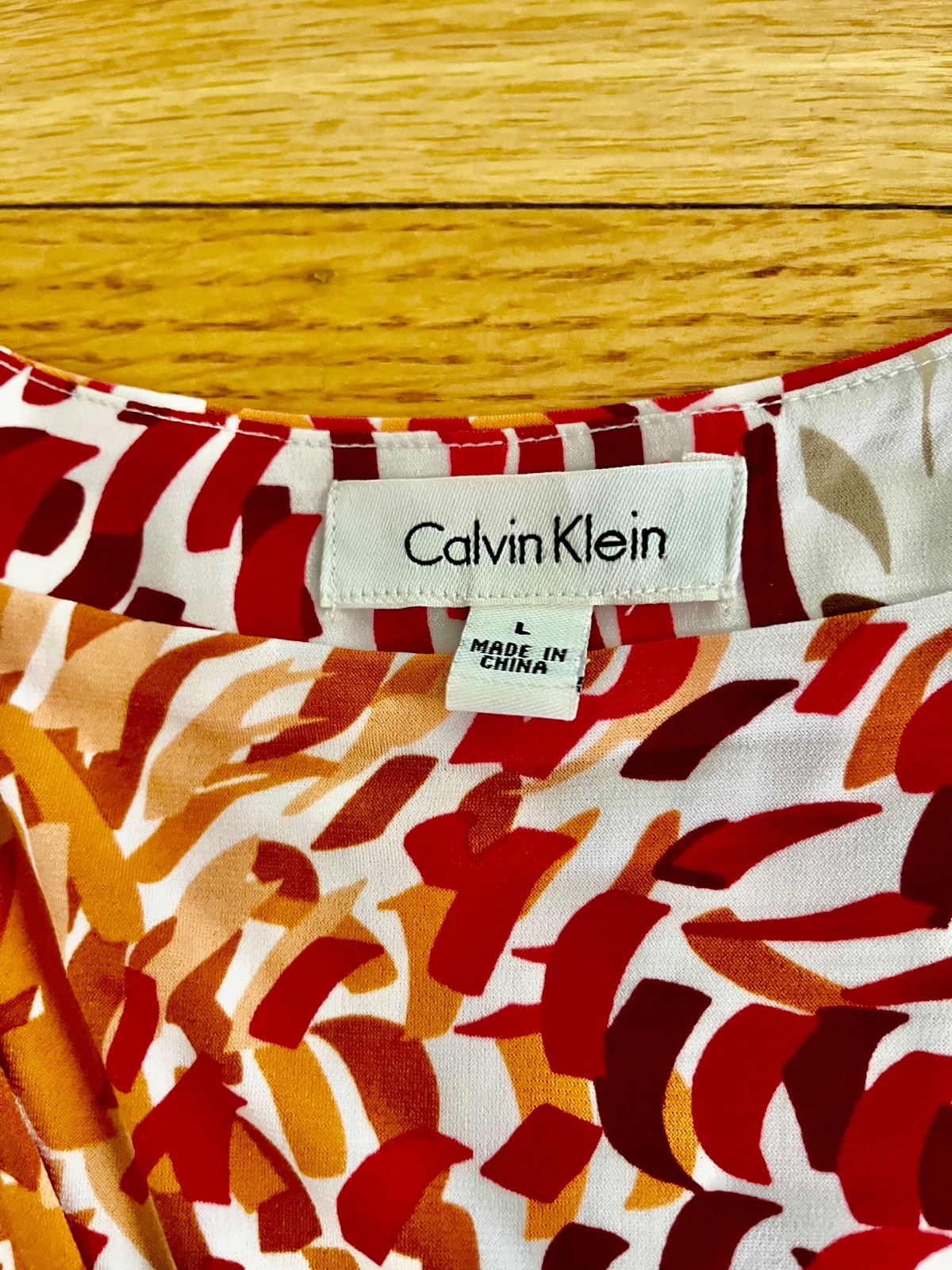 calvin klein sleeveless top