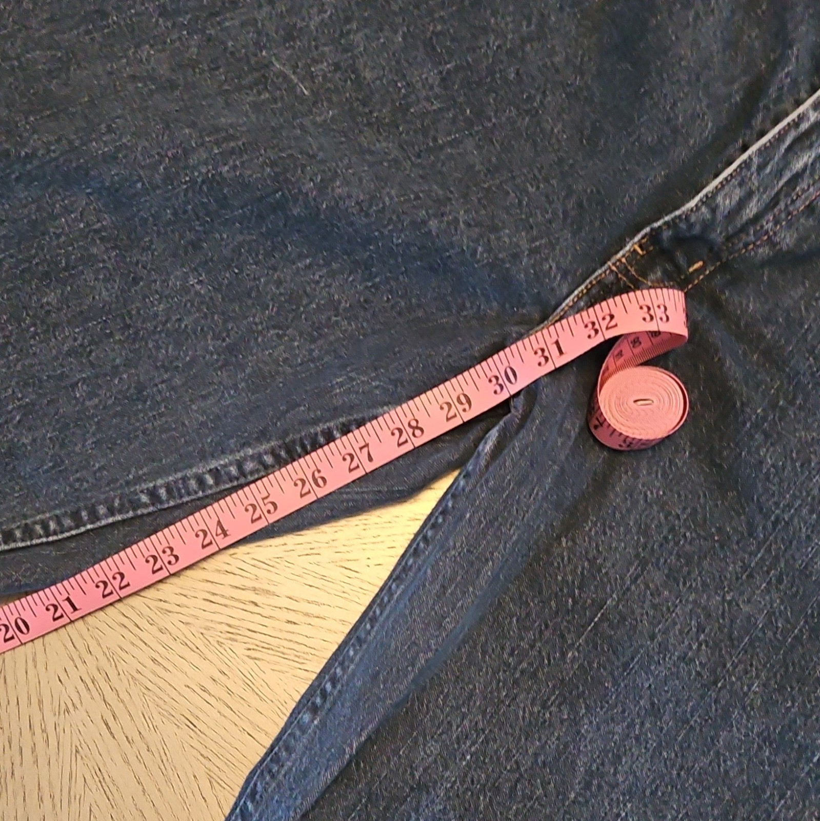 Polo Jeans Co. Men’s Regular Fit Medium Wash Blue Denim Straight Cargo Jeans