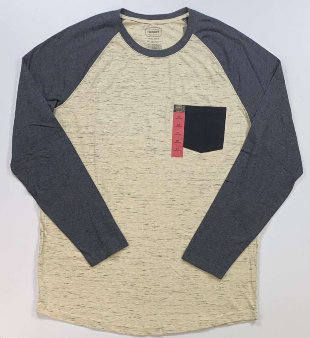 Young Men’s Big & Tall Foundry Supply Co. Long Sleeve T-Shirt NEW