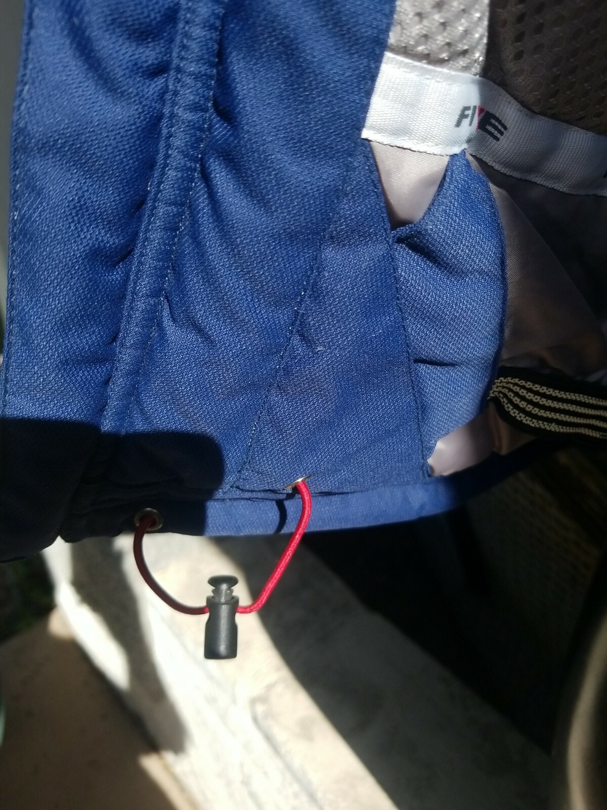 Five Aluminum Muinimum hoodie Jacket size 146/152 Blue with grey. Small