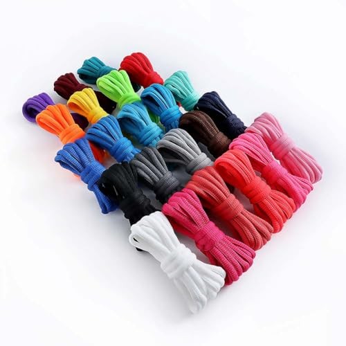 Oval Shoe Laces for Sneakers, Basketball Shoelaces, 51″ ( 130 CM ) Black