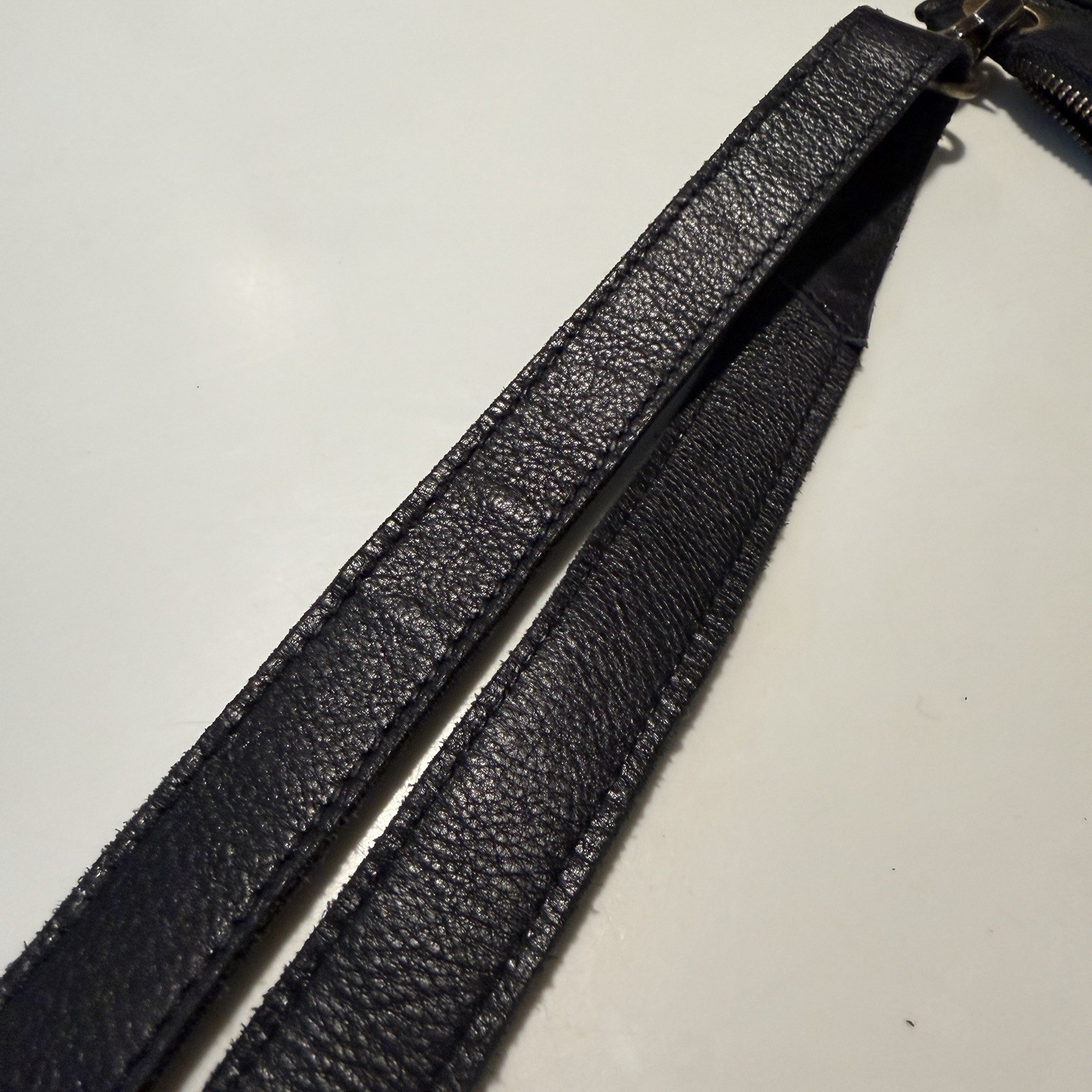Black Moon Bag Woven Leather Handbag Cut N’ Paste Los Angeles