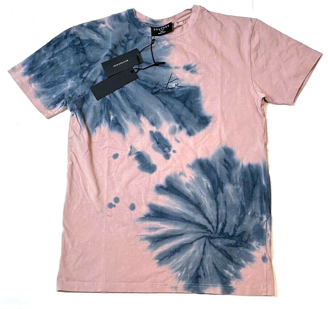 The Couture Club Men’s Amaro Tie Dye Tee, Pink, Medium MSRP $64.00