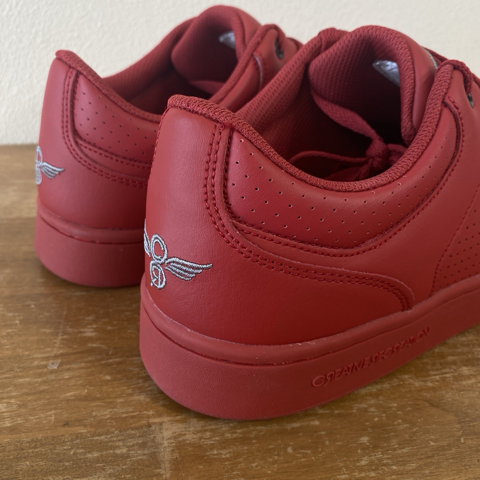 Creative Recreation Cesario Lo Red Leather Low Top Sneaker – Size 13