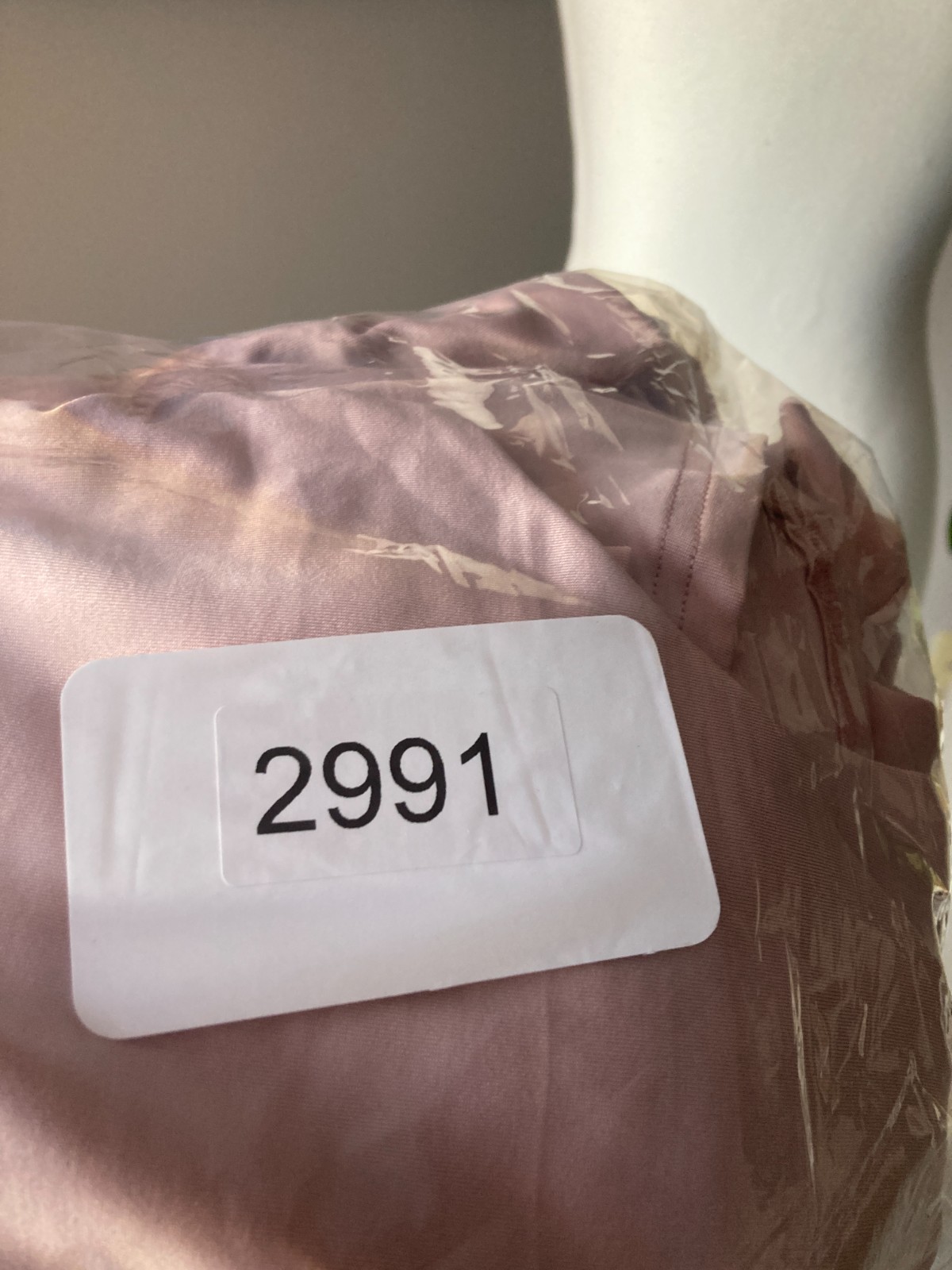Lyaner Maxi Dress Womens Medium One Shoulder Ruched Powder Pink Front Slit